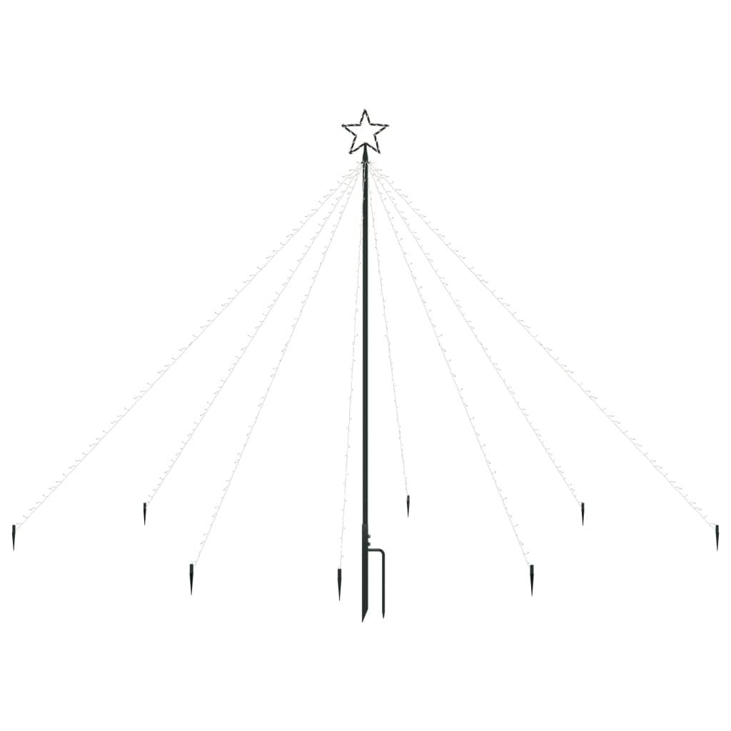 CHARMMA LED Christmas Waterfall Tree Lights - 400 LEDs 8.2ft Indoor/Outdoor Holiday Decor for Home, Yard, and Party Decorations | Perfect for Christmas, Winter, and Festive Celebrations