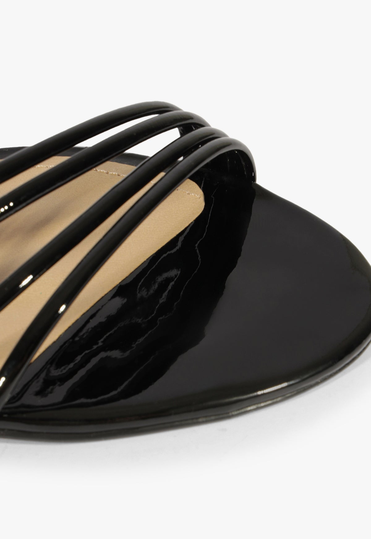 Inez Women's Black Leather Flat Sandals - Comfortable Casual Slip-On Shoes for Walking, Travel & Everyday Wear