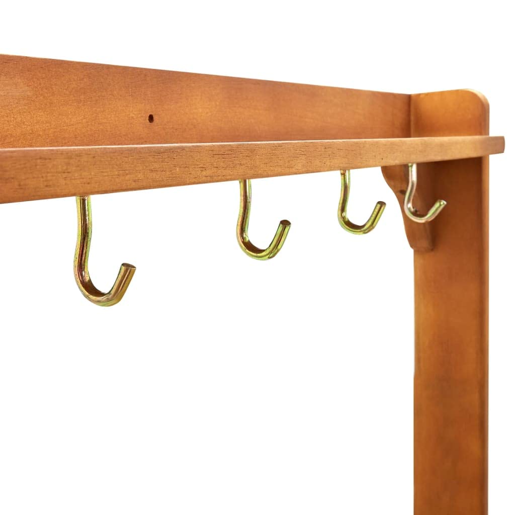 Premium SKM Acacia Wood Kitchen Trolley Cart - 36.2