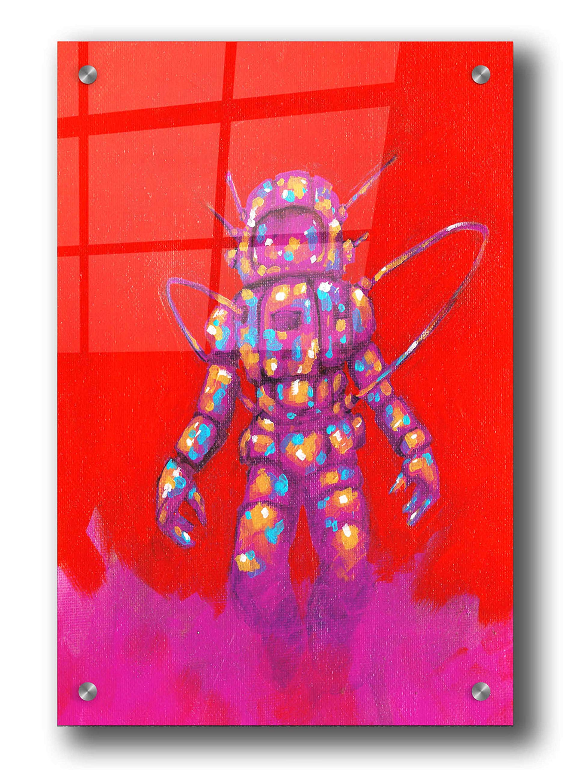 Zapow Art I by Craig Snodgrass - Modern Acrylic Glass Wall Art Painting 24x36 Inches - Perfect for Living Room, Bedroom & Office Decor