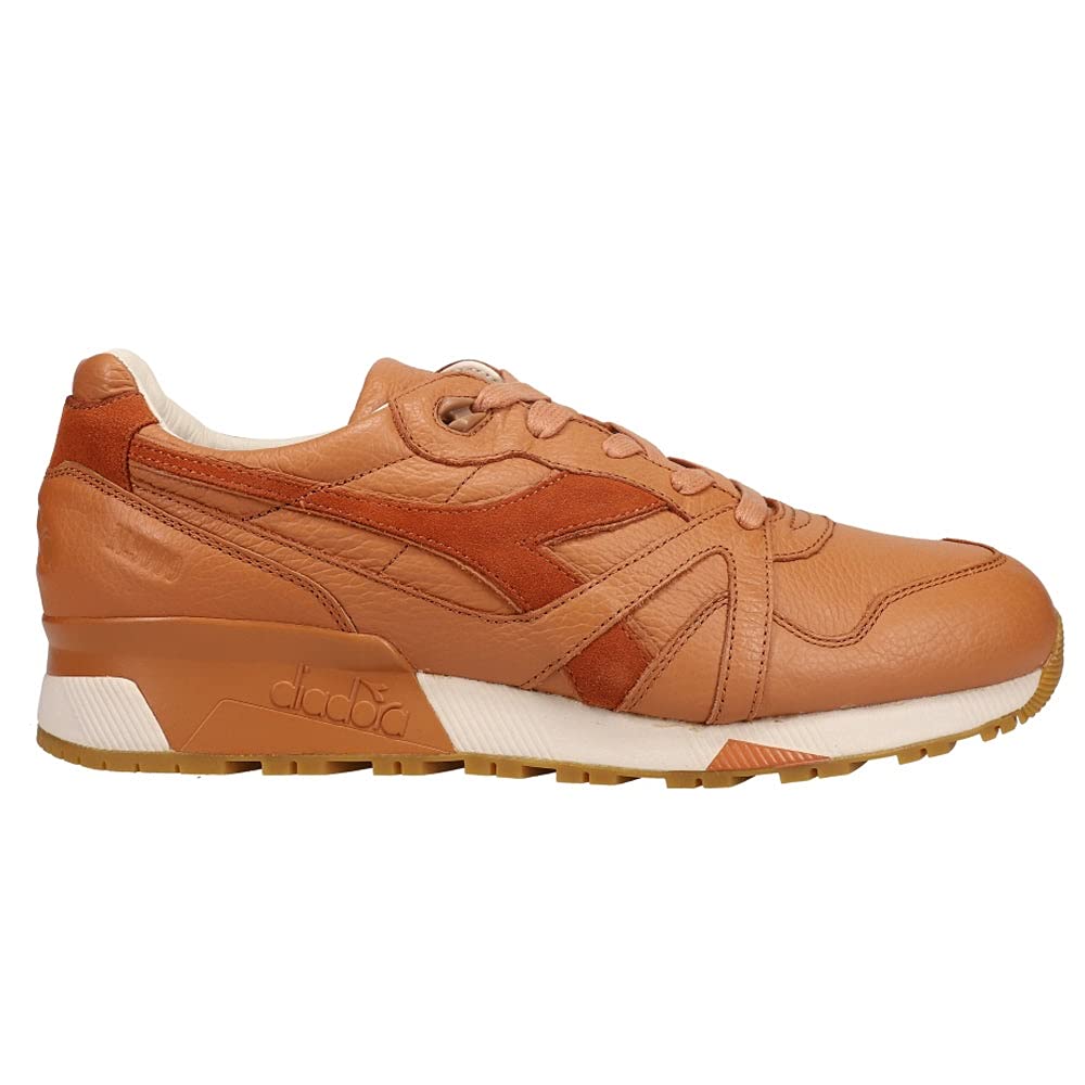 Diadora Men's N9000 A Ma Maniere Casual Sneakers - Brown | Comfortable Lace-Up Shoes for Walking, Running & Streetwear Fashion