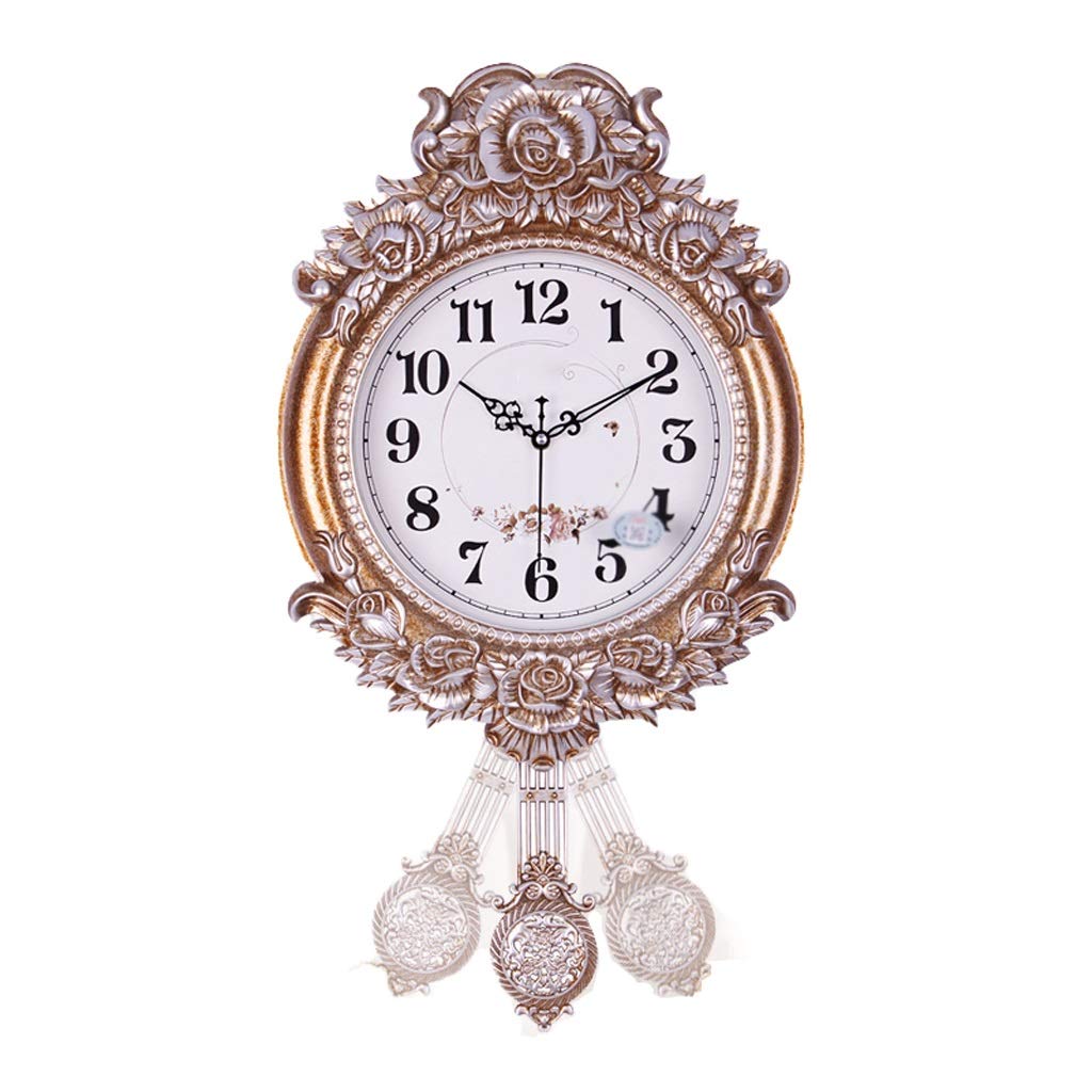 20 Inch Silent Wall Clock - Modern Quartz Clock for Living Room, Kitchen, Office Decor - Large Creative Home Decor (36x66cm) | Perfect for Home, Office & Gift Giving | FANJIANI (Color: A)