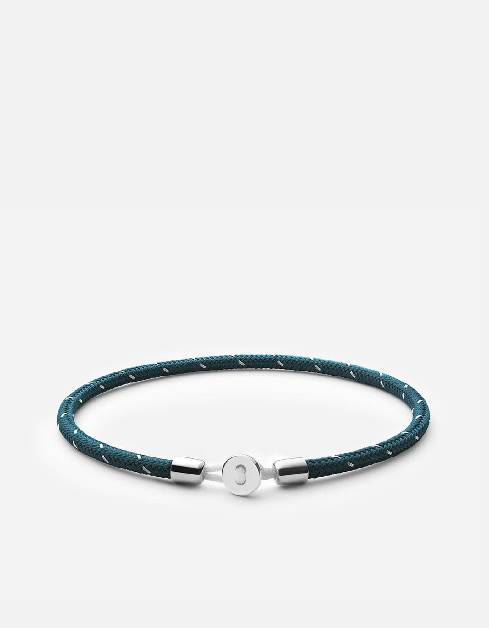 Sterling Silver Nexus Rope Bracelet for Men & Women - Adjustable Handmade Jewelry for Everyday Wear, Gifts & Boho Fashion