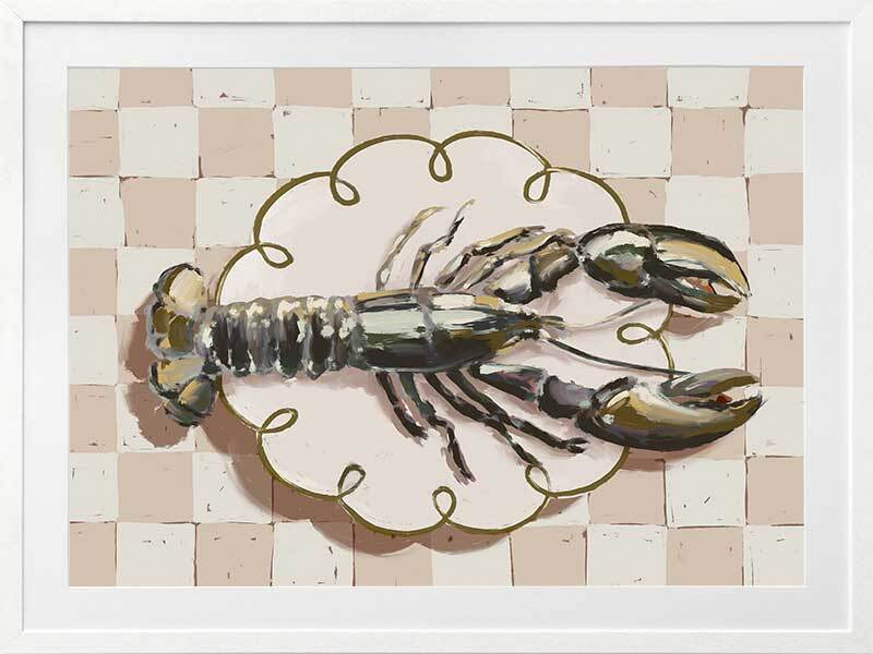 Alfresco Dinner Neutral Framed Art Print - Elegant Wall Decor for Dining Room, Kitchen & Outdoor Entertaining