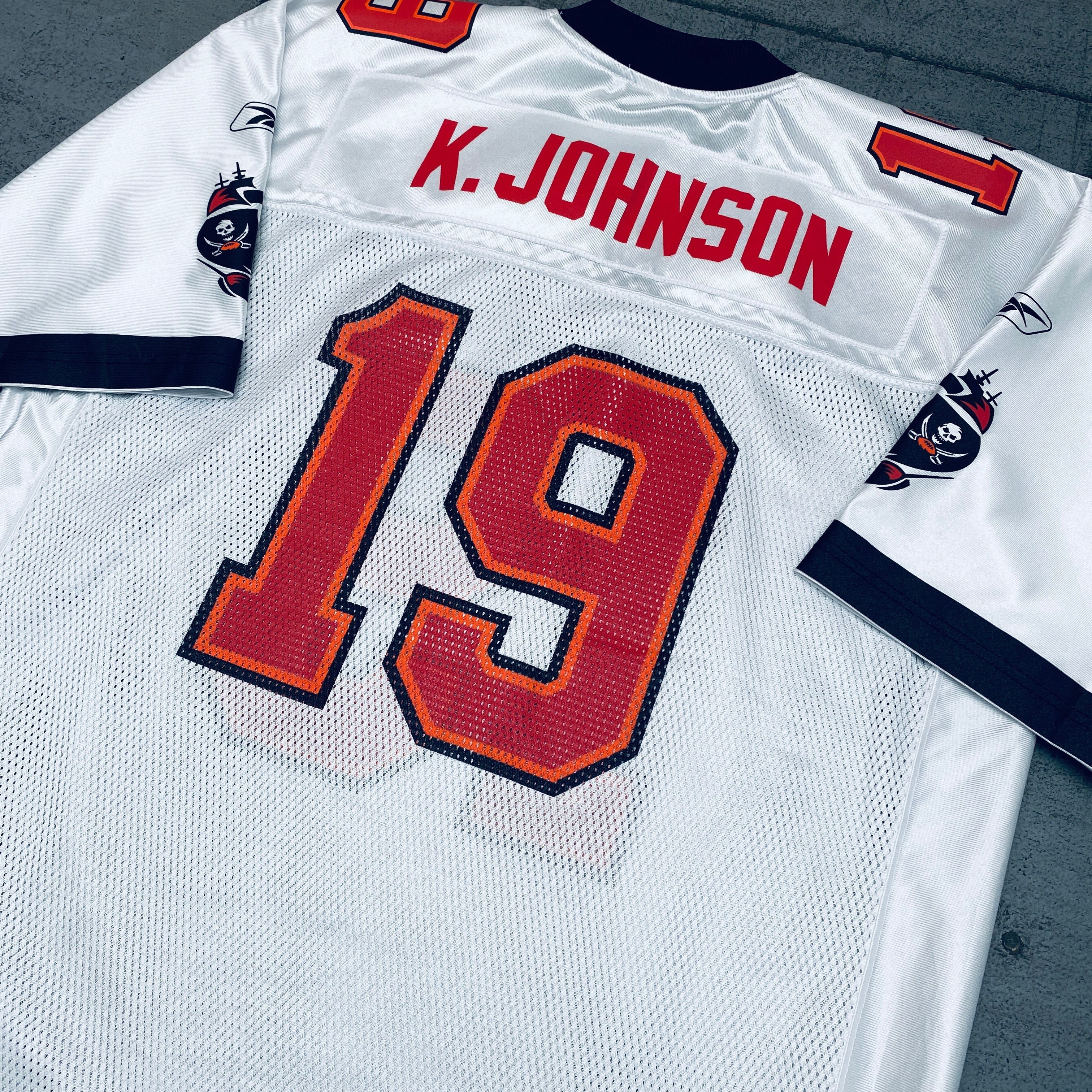 Tampa Bay Buccaneers Keyshawn Johnson 2002-2003 NFL Jersey XL - Vintage Football Shirt for Fans, Collectors & Game Day Outfits
