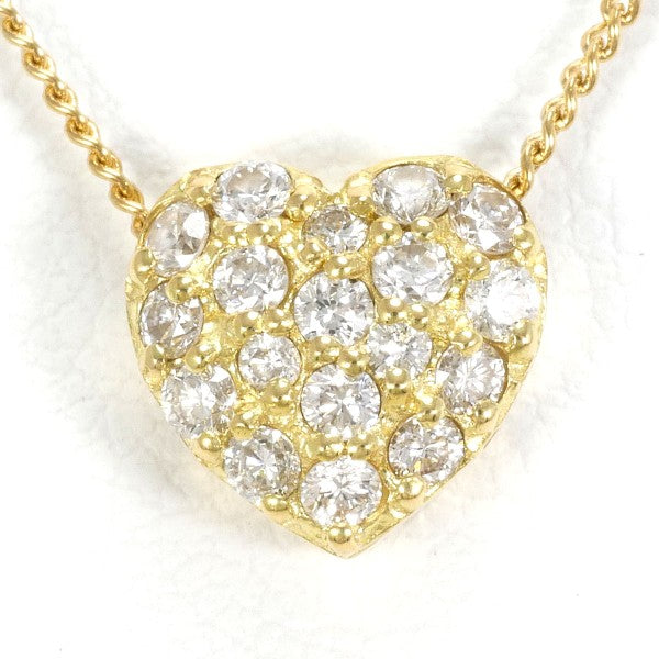 18K Yellow Gold Diamond Necklace for Women - Elegant & Luxurious Jewelry Gift for Anniversary, Wedding, Valentine's Day