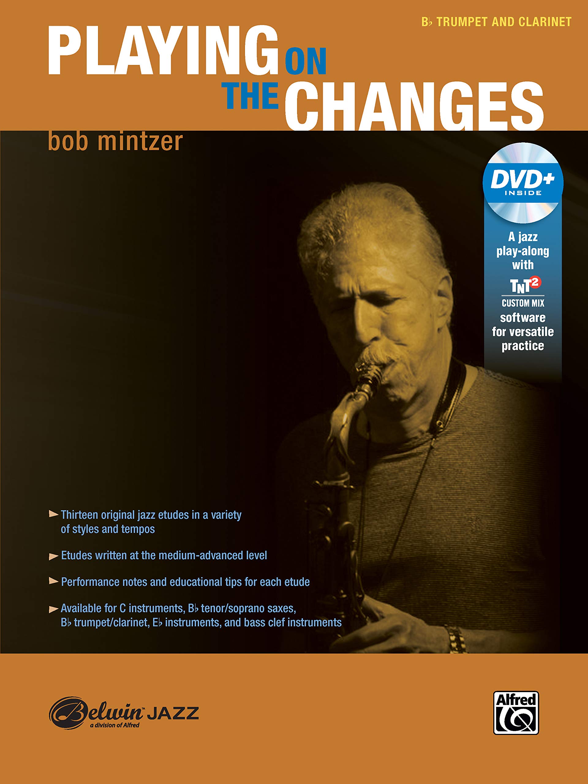 Belwin Jazz Play-Along Series: B-flat Trumpet & Clarinet Book & DVD - Jazz Practice & Performance Companion for Musicians | Perfect for Solo Practice, Band Rehearsals & Music Lessons