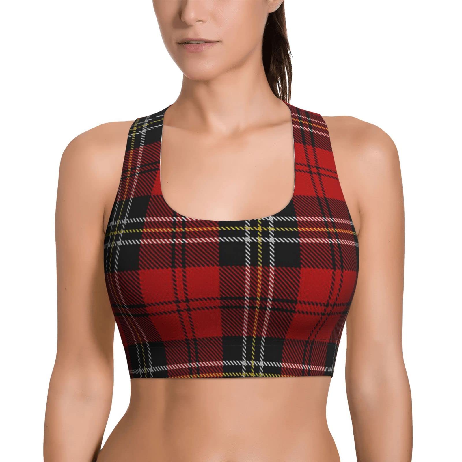 Wirefree Padded Sports Bra for Women - Comfortable Yoga Bra, Gym Workout Top, Fitness Crop Tank for Running, Cycling & Active Lifestyle