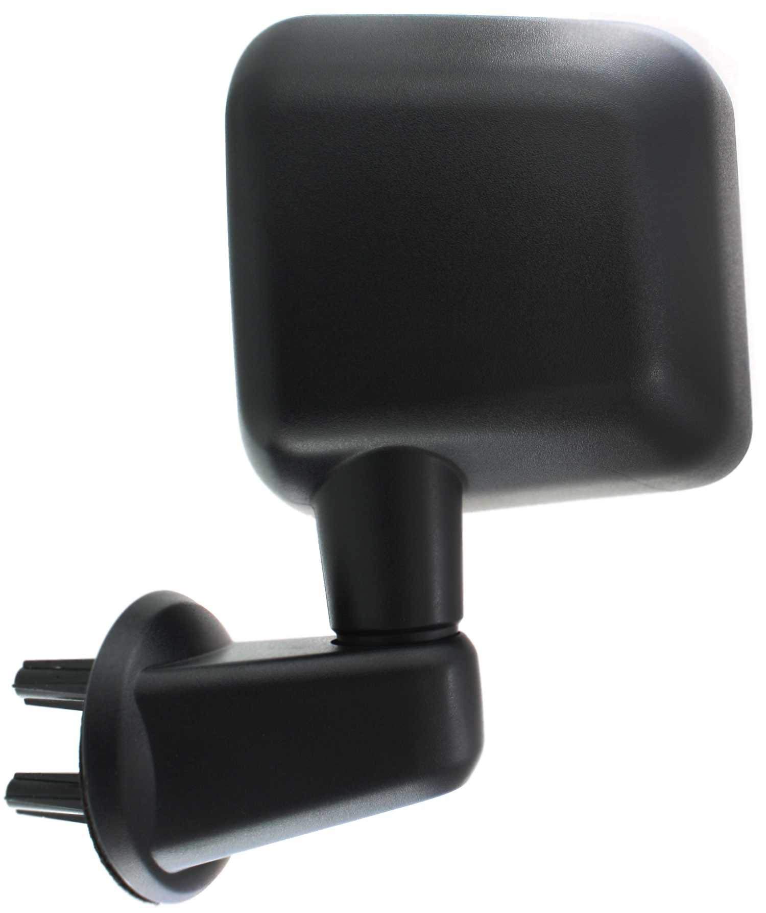 Kool Vue Textured Side Mirrors for Jeep Wrangler 2007-2017 - Driver & Passenger Replacement - Durable Off-Road & Daily Driving Accessories