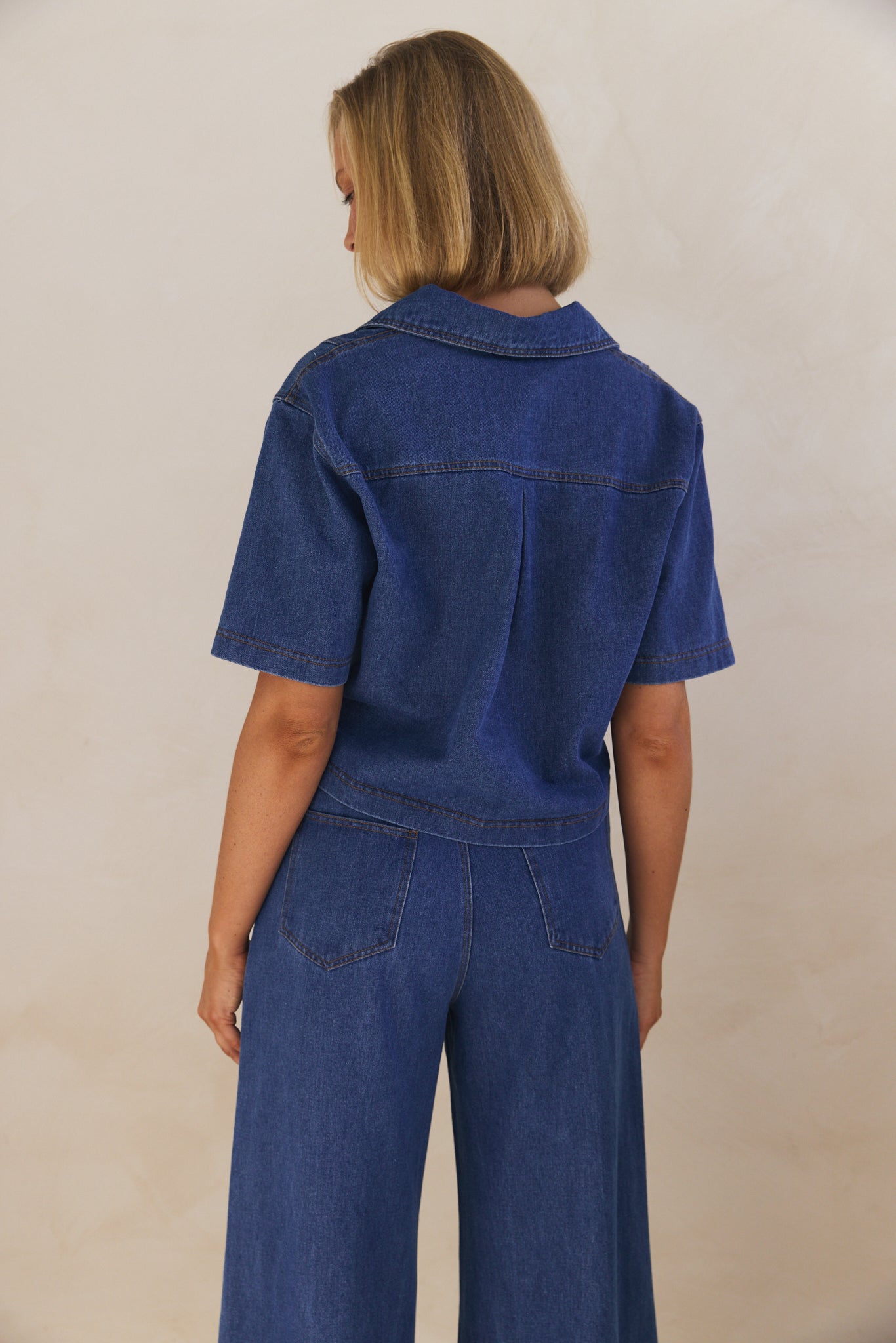 Premium Indigo Denim Outfit Set for Women - Soft Blue Jeans & Jacket Combo | Casual Streetwear, Date Night & Office Chic Style