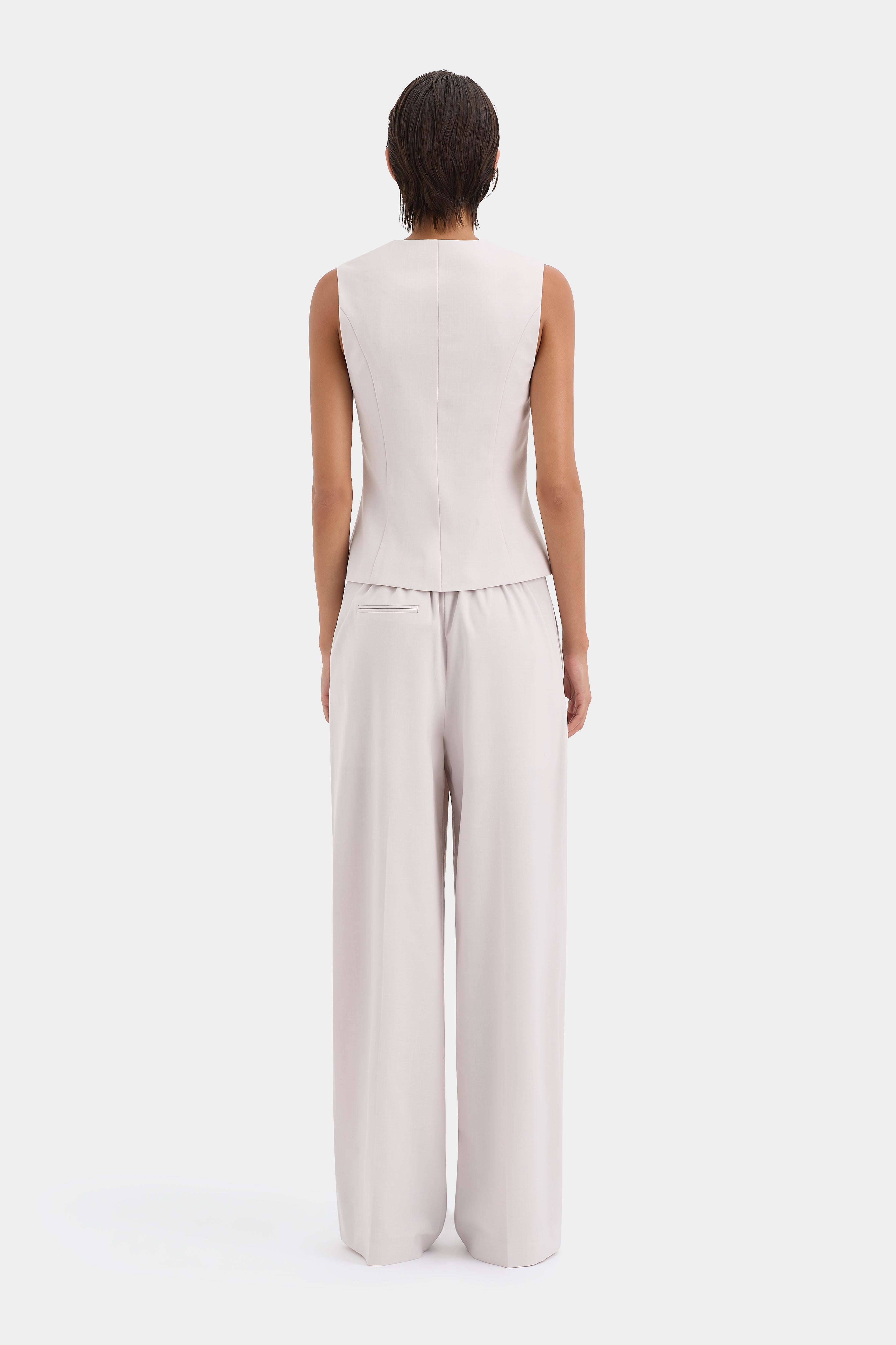 Laredo Light Ecru Pants for Women - Comfortable Casual Trousers for Everyday Wear, Office & Travel