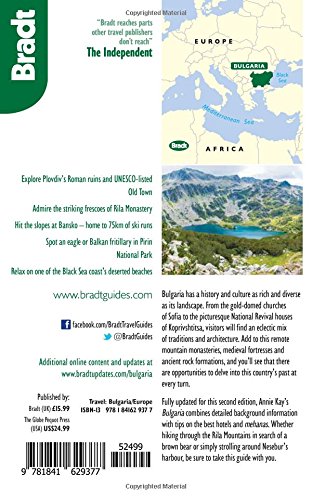 Bradt Travel Guide: Bulgaria - Explore Culture, History & Nature | Perfect for Solo Travelers & Adventure Seekers