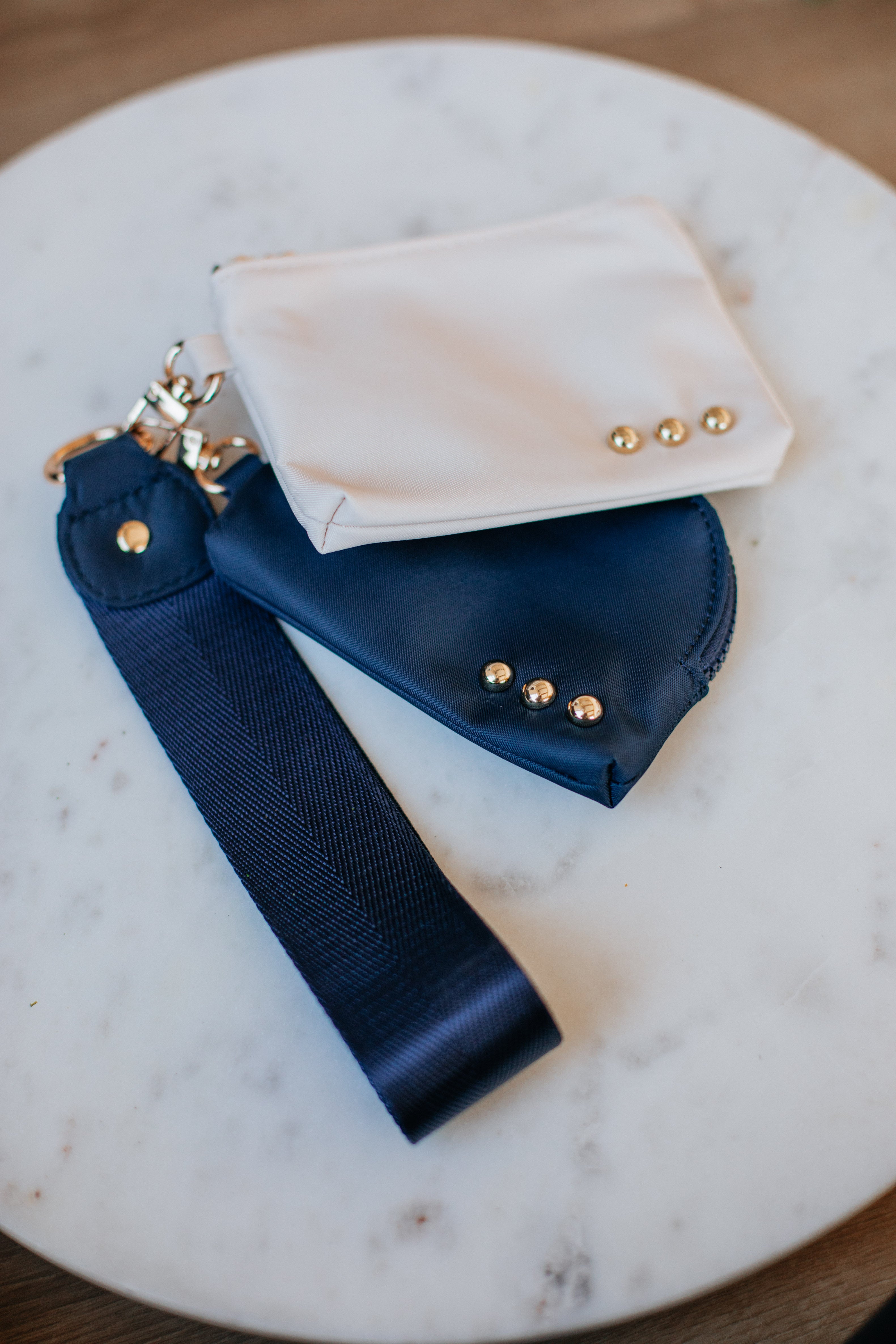 Dania Dual Wristlet Handbag - Navy Blue Crossbody Purse for Women | Perfect for Work, Travel & Everyday Use