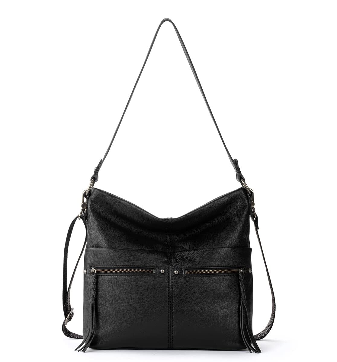 The Sak Ashland Genuine Leather Bucket Bag for Women - Stylish & Spacious Handbag for Everyday Use, Work, and Travel