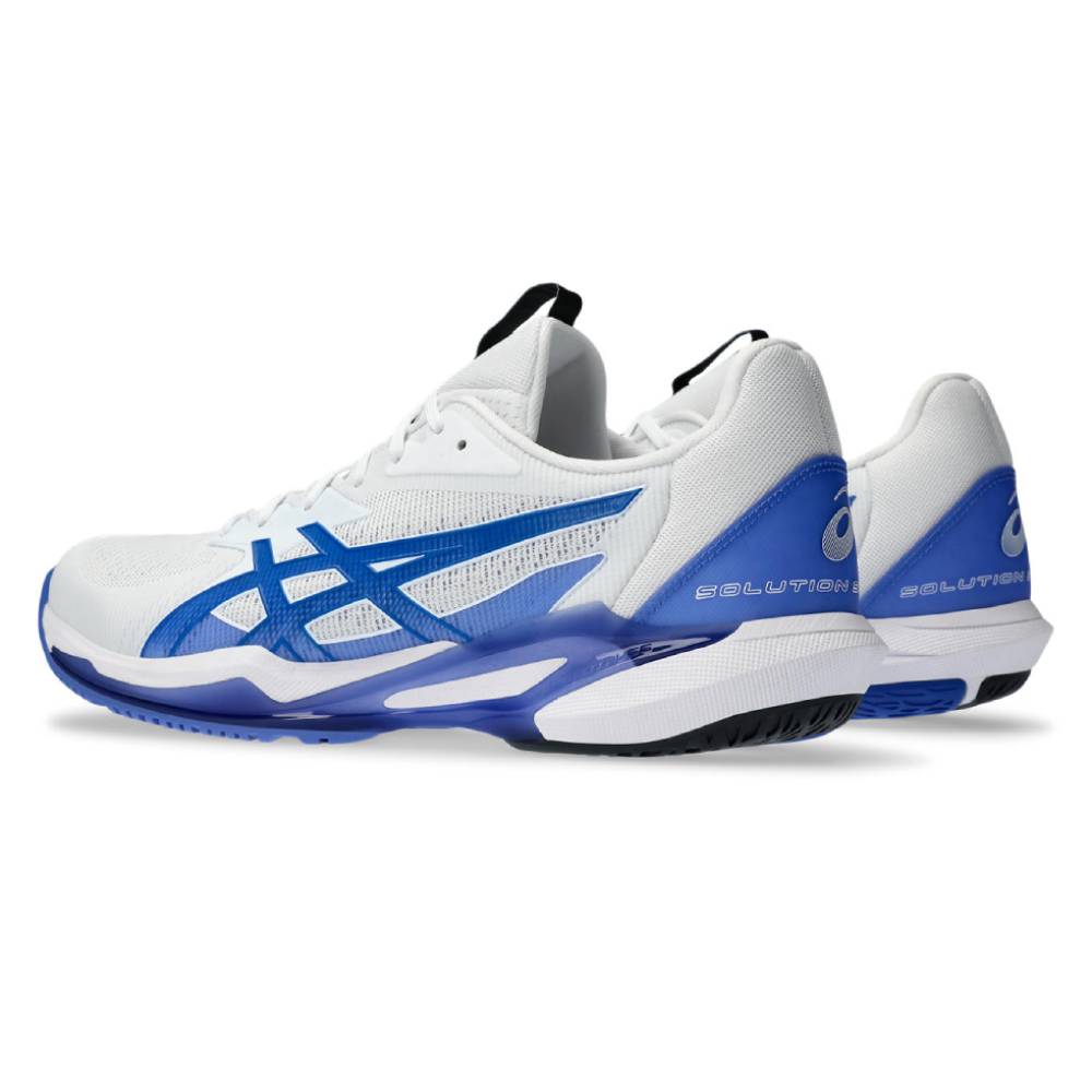 ASICS Solution Speed FF 3 Men's Tennis Shoes - Lightweight Performance Court Shoes for Competitive Play (White/Tuna Blue) - Perfect for Hard Court Matches & Training Sessions