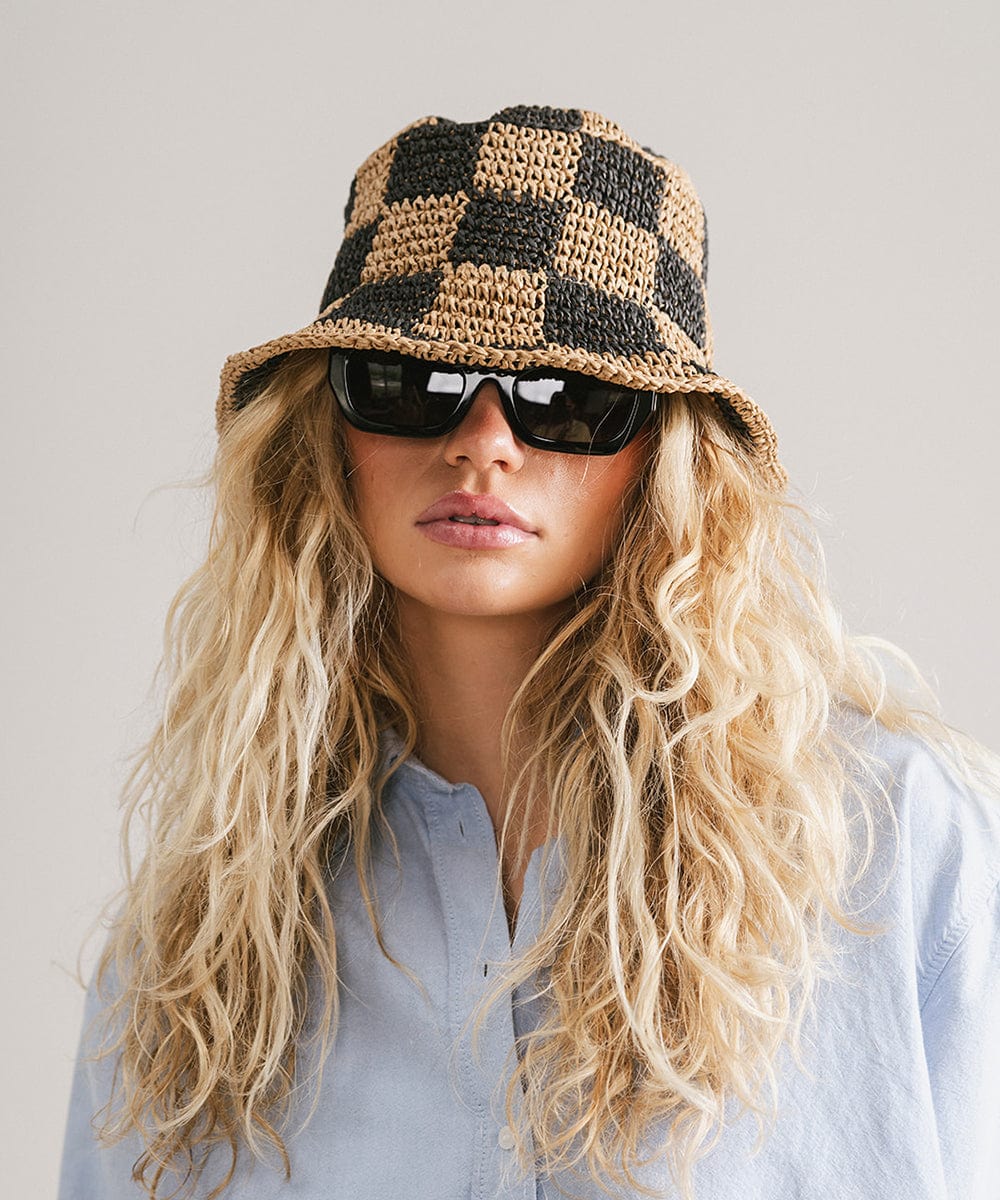 Crochet Packable Bucket Hat for Women - Breathable Summer Sun Hat with Wide Brim - Perfect for Beach, Travel, and Outdoor Activities