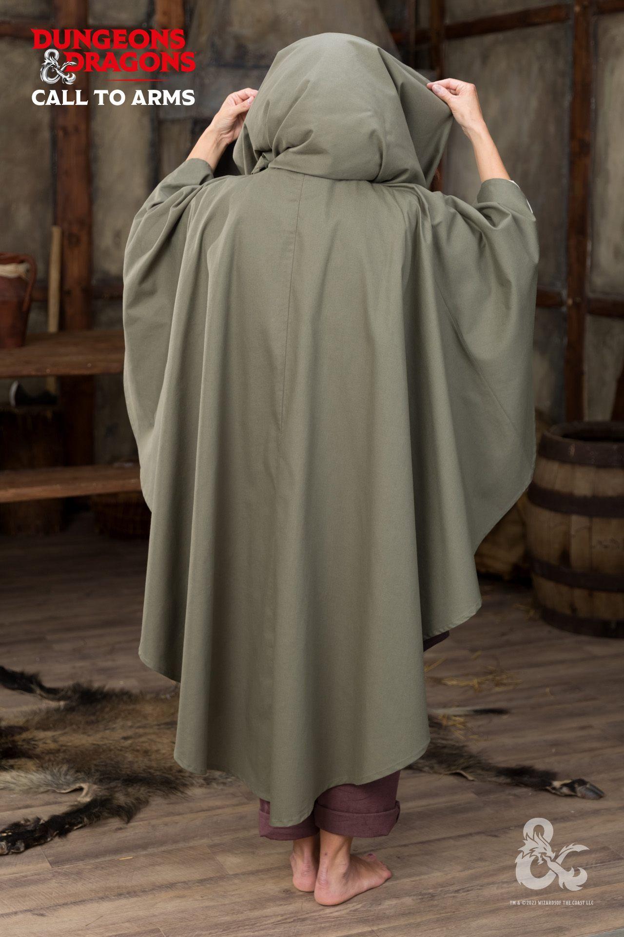Dungeons & Dragons Druid Cape - Fantasy Roleplay Costume for Cosplay & LARP - Perfect for D&D Game Nights & Themed Parties