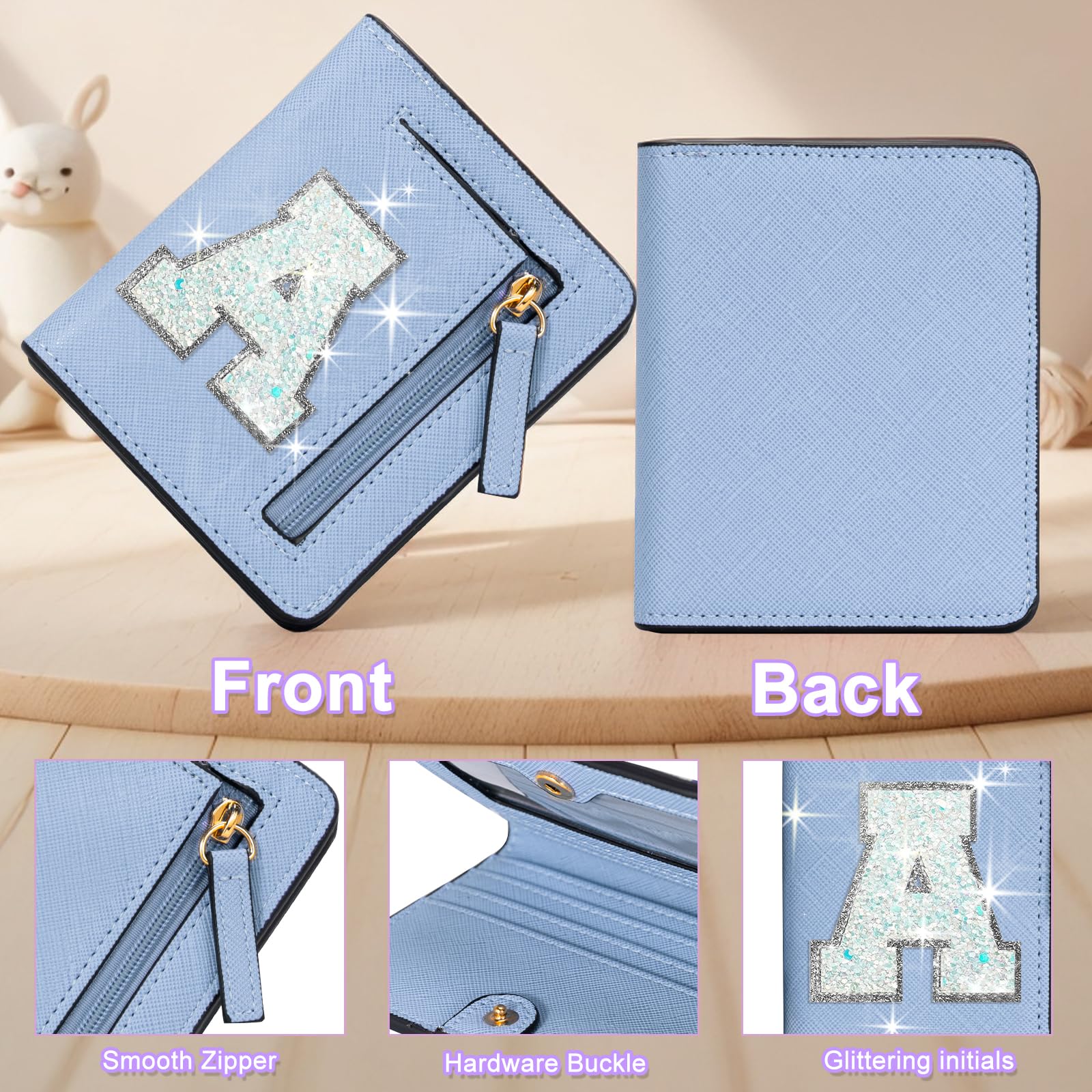 RFID Blocking Wallet for Girls Ages 8-14 | Cute Teen Birthday Gift | Secure Credit Card Holder for School & Shopping | Preppy Accessories for Women & Kids
