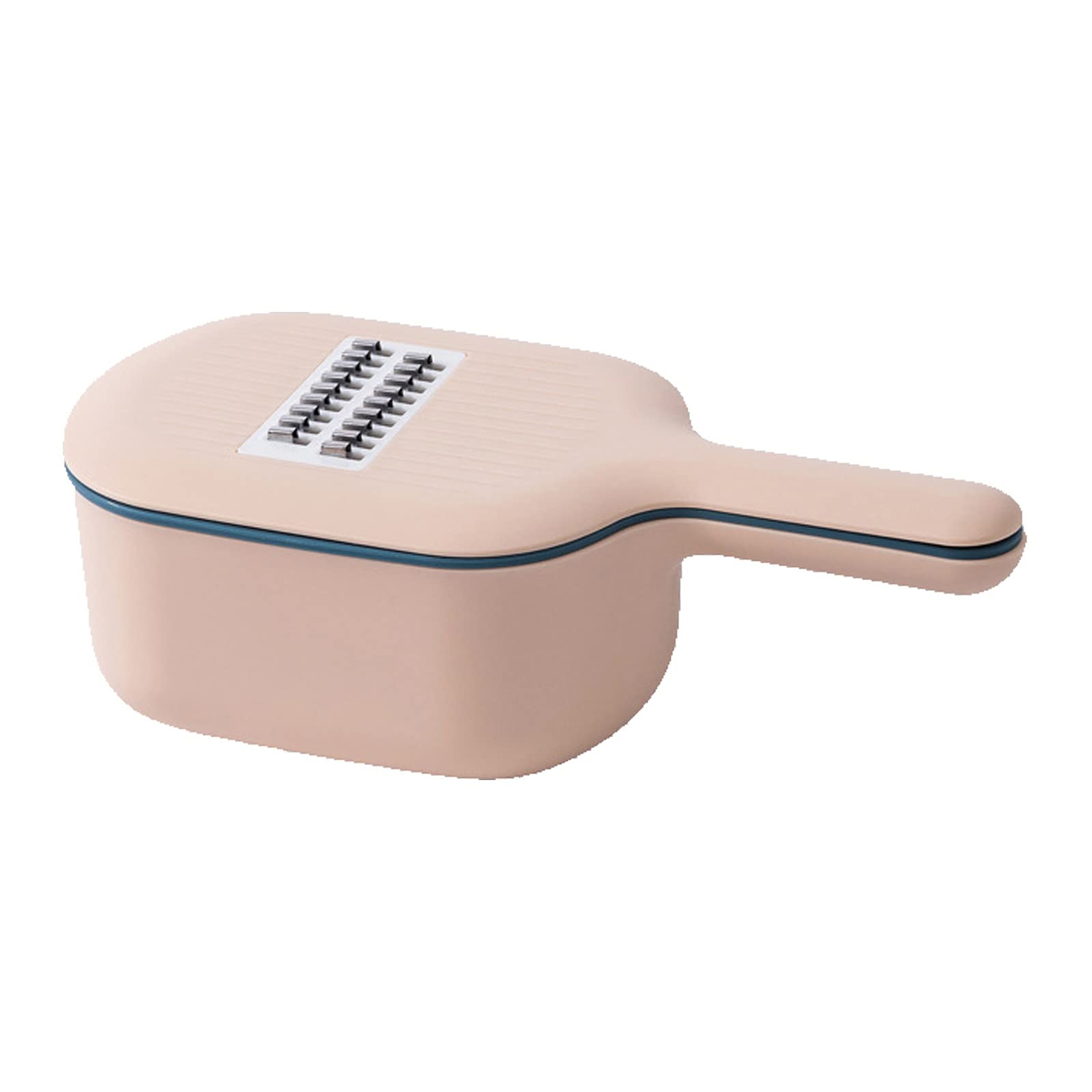 Zerlibeaful Multifunctional Vegetable Chopper - Potato Slicer, Grater & Scraper for Kitchen - Pink Cooking Gadget for Men & Women - Perfect for Meal Prep, Salad Making & French Fries