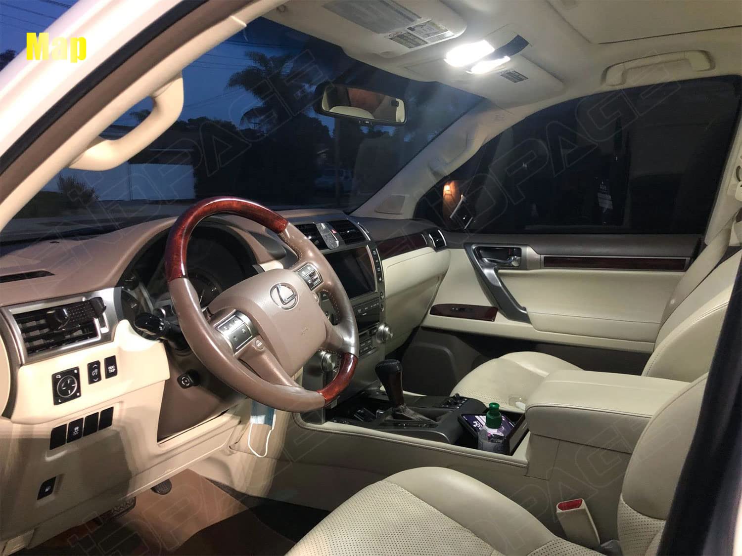 18-Piece Lexus GX460 LED Interior Light Kit (2010-2020) - Complete Interior & Backup Light Upgrade Package with Installation Tool | Perfect for Night Driving & Car Customization