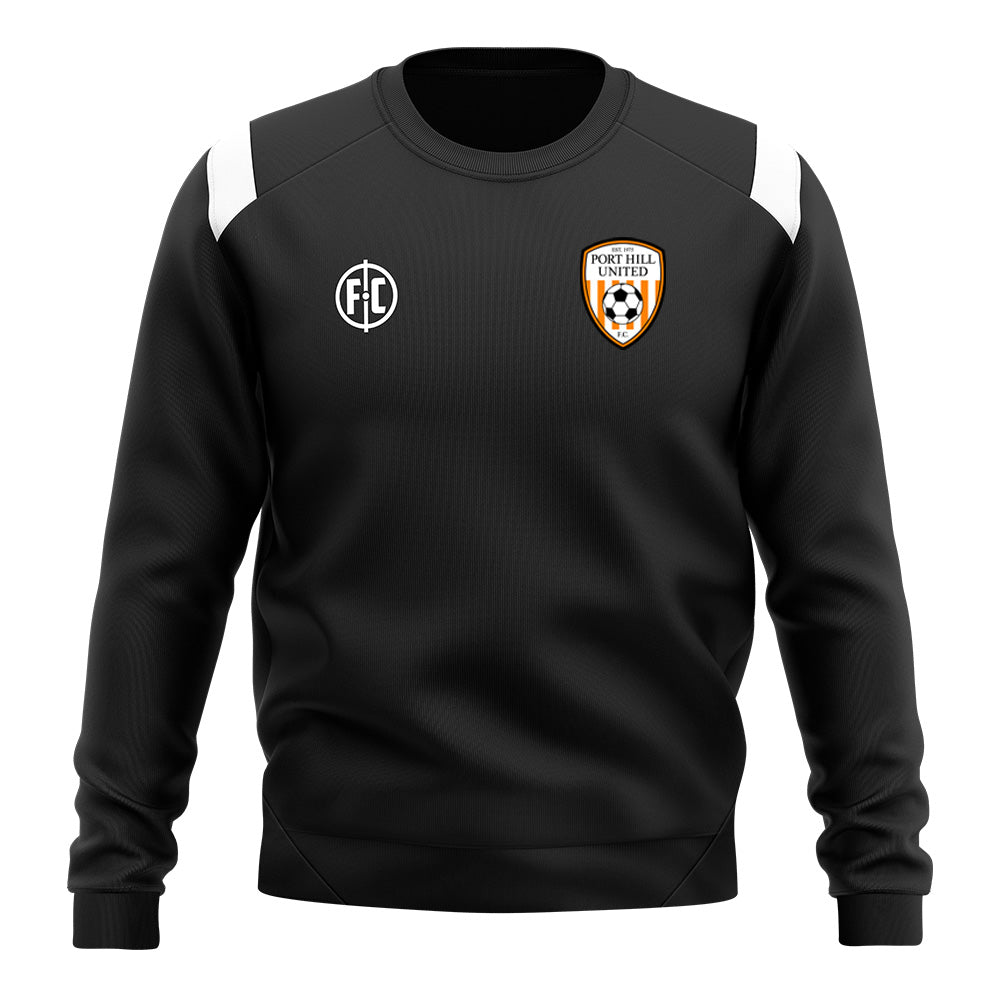 Port Hill United Club Contrast Sweatshirt - Stylish Pullover Hoodie for Men & Women | Perfect for Casual Wear, Gym, and Outdoor Activities