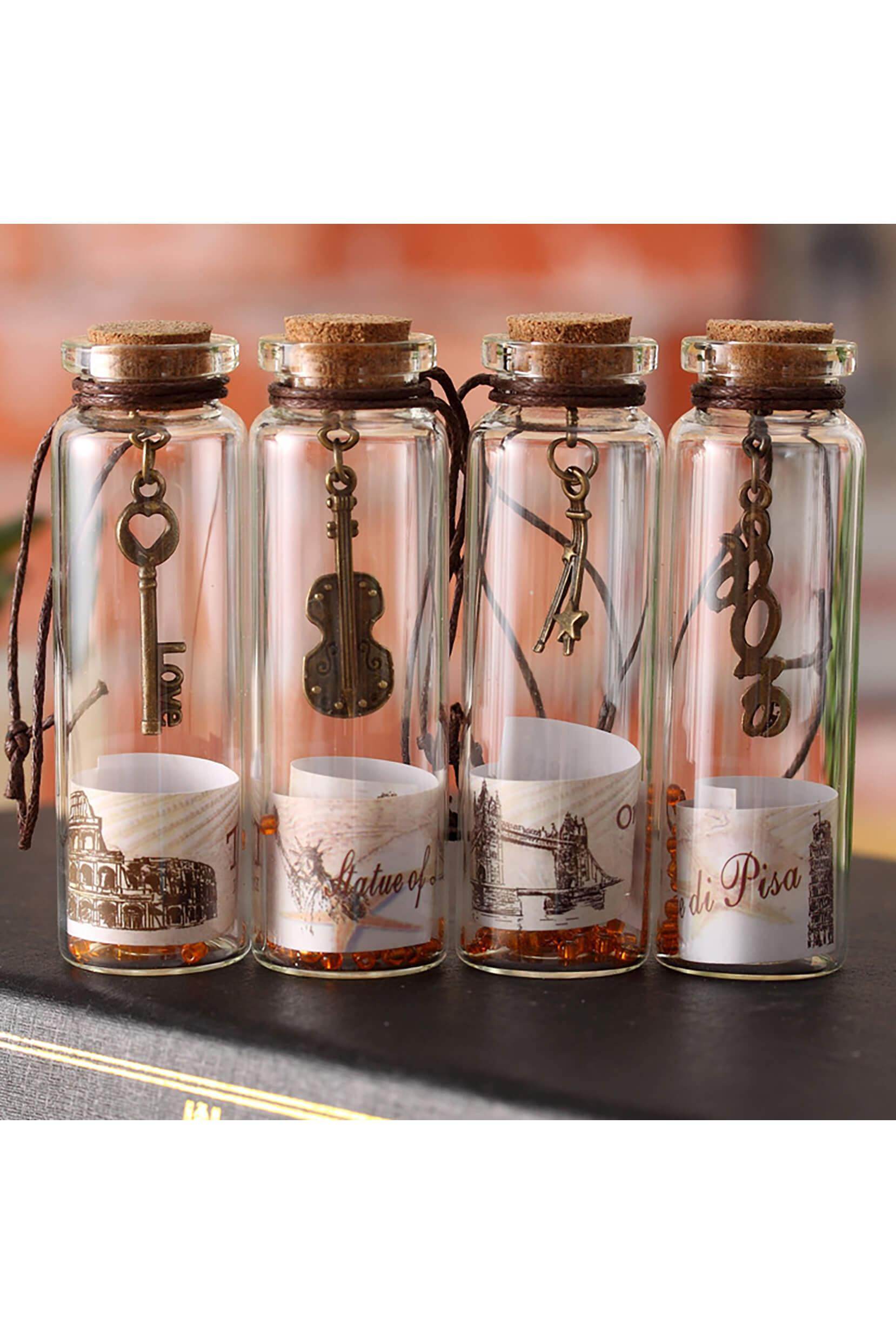 12 Pack Wishing Bottles with Message Letters - Romantic Wedding Favors, Birthday Gifts & Party Decorations - Perfect for Beach Proposals, Anniversary Surprises and Special Occasions