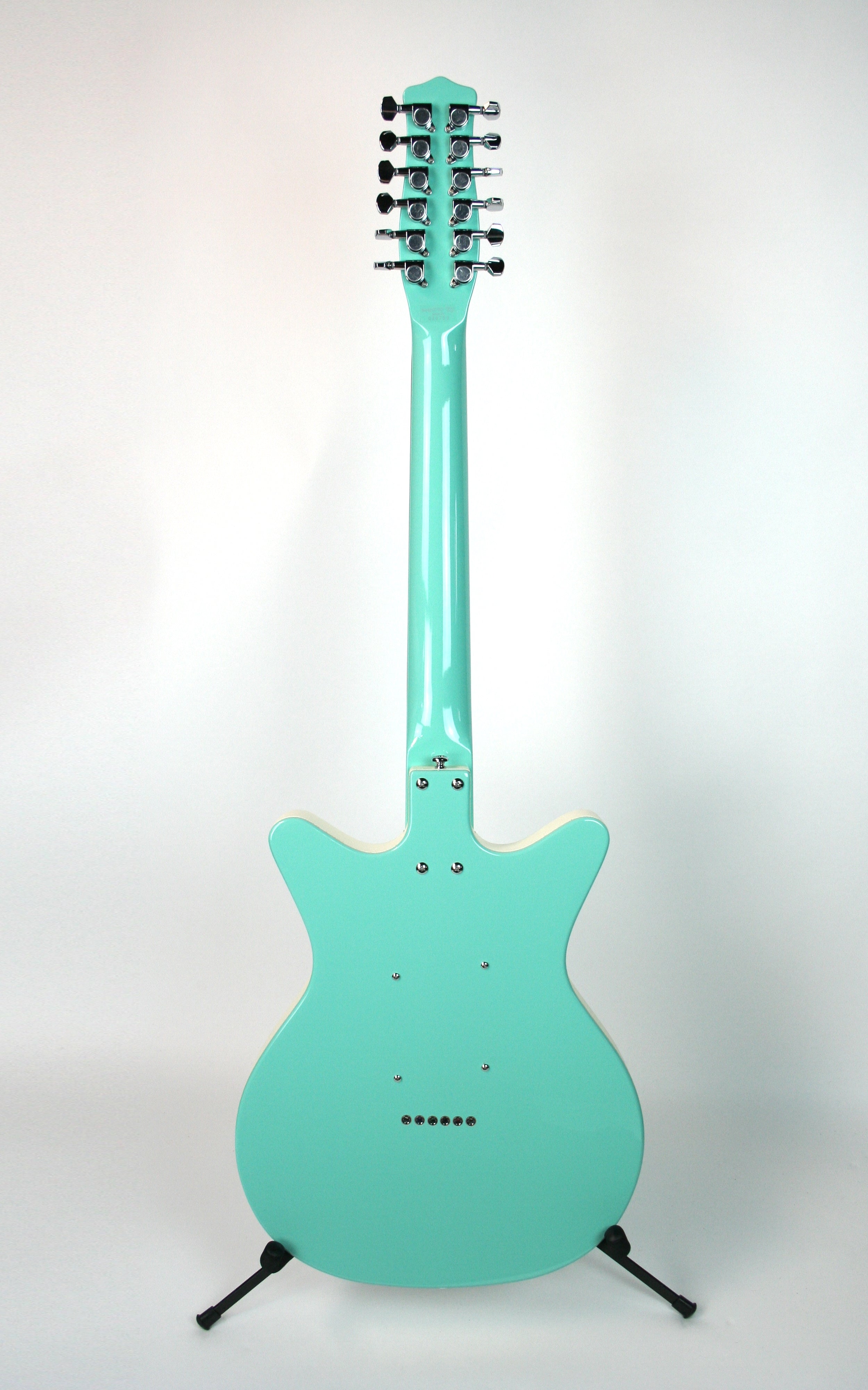 Danelectro '59 12-String Electric Guitar in Aqua Blue - Perfect for Rock, Blues & Vintage Music Performances