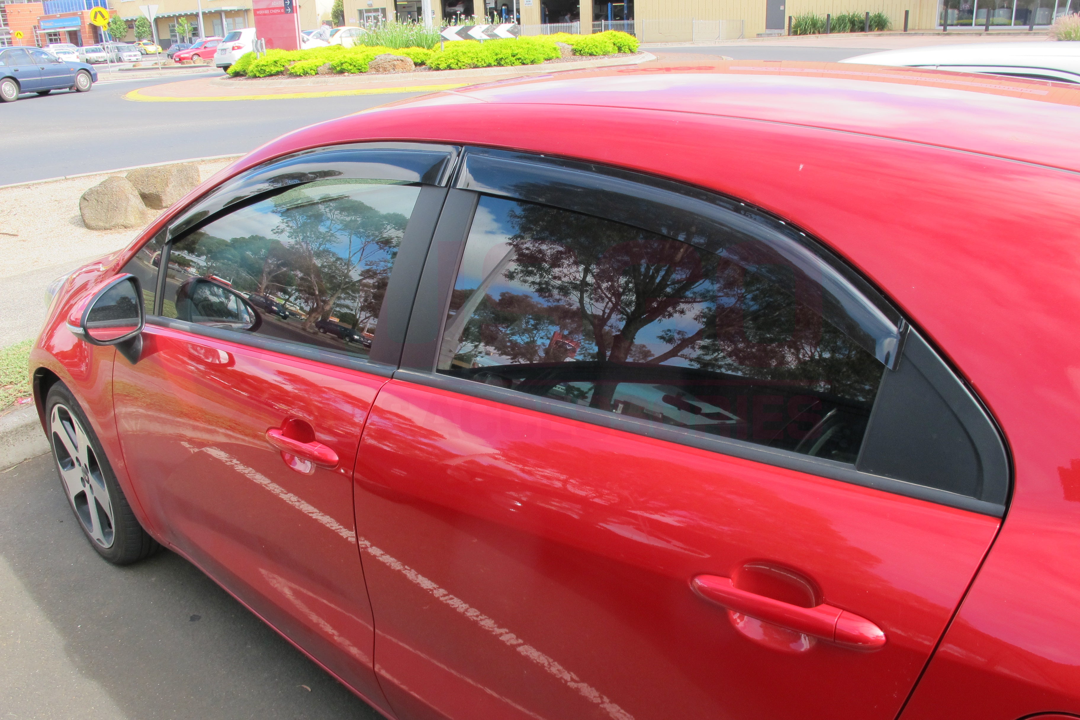 Premium Car Windshield Sun Shade for KIA RIO UB Hatchback (2011-2016) - UV Protection & Heat Shield for Summer Parking & Road Trips