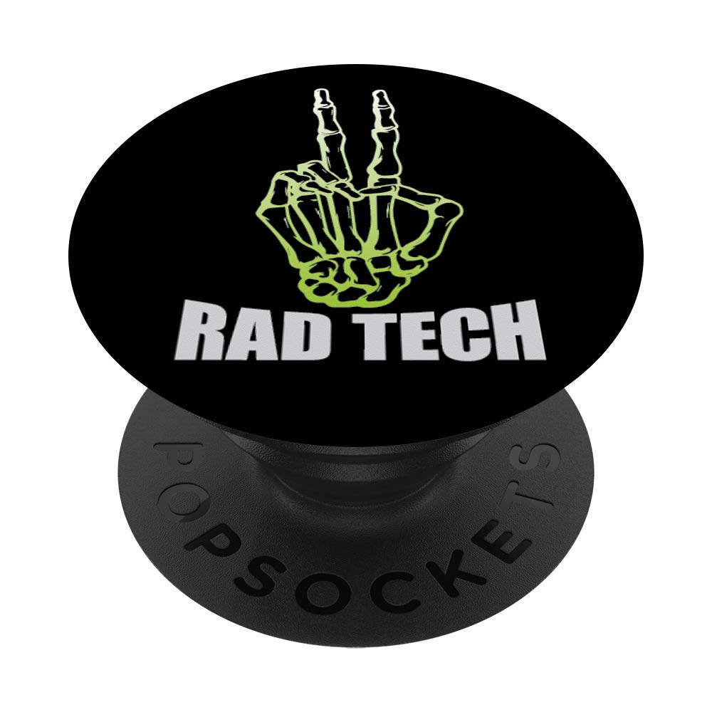 Rad Tech Skeleton Hand Peace Sign - Unique Radiology Gifts for Medical Professionals - Perfect for Office Decor, Halloween Decorations & Medical Student Graduation Gifts