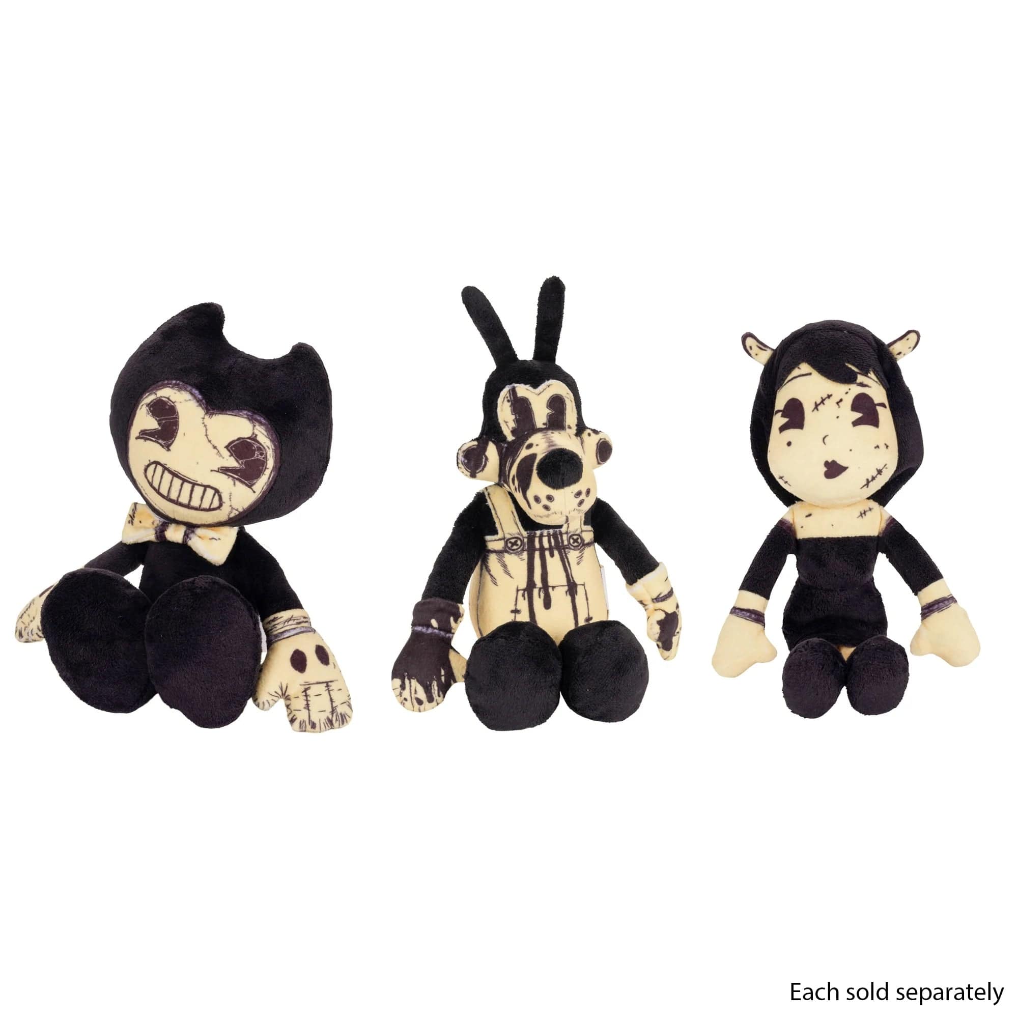 Bendy 9 Basic Plush Wave 1 - Jakks Pacific Official Collectible Soft Stuffed Toy - Perfect for Gamers, Collectors & Bendy and the Ink Machine Fans
