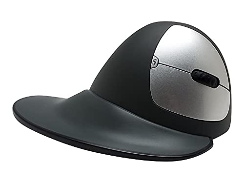 Goldtouch KOV-GSV-RMW Wireless Semi-Vertical Ergonomic Mouse for Right-Handed Users - Medium Size with USB Dongle - Comfortable for Office Work, Gaming & Computer Use