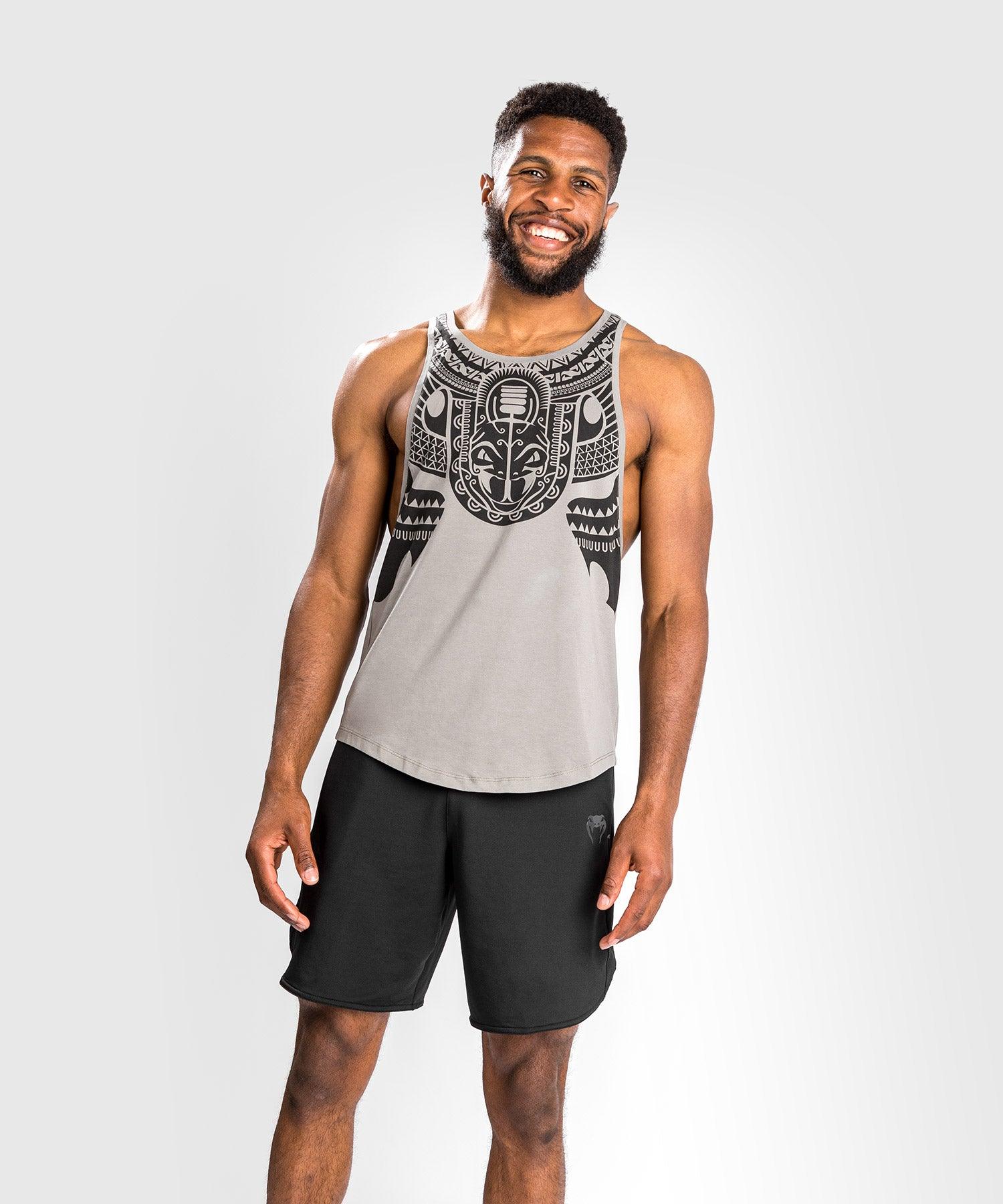 Venum Nakahi Tank Top for Men - Breathable & Lightweight Workout Shirt - Grey - Perfect for Gym, Running & MMA Training
