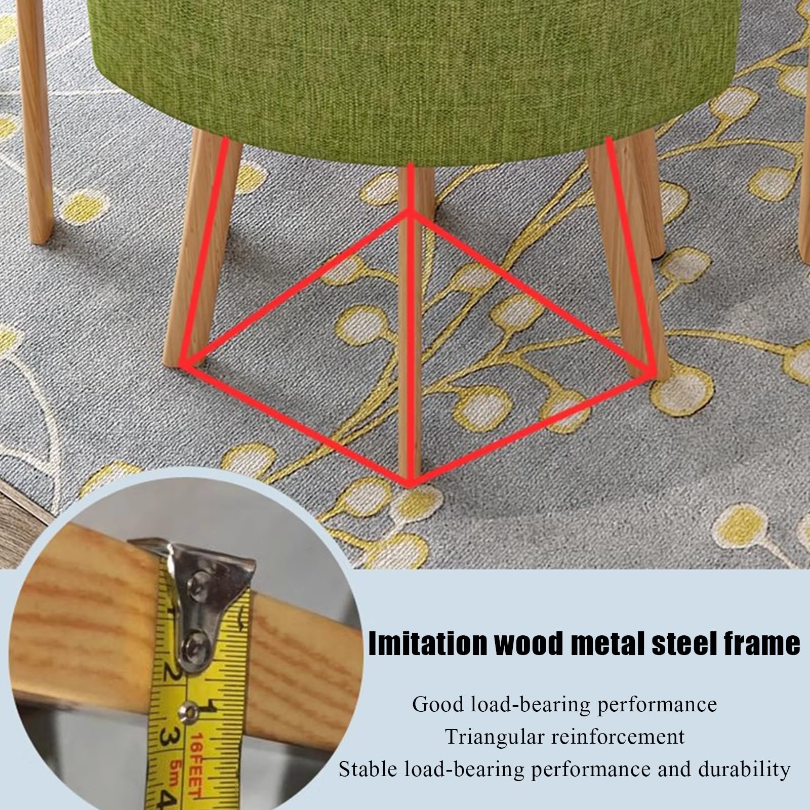 Round Dining Table and Chairs Set for 4 - 31.5 Inch Space-Saving Office Reception Table with Chairs, Perfect for Small Meeting Rooms, Home Living Room, Balcony, Cafe and Break Room (80cm, Folding) - Ideal for Compact Spaces and Multi-Purpose Use