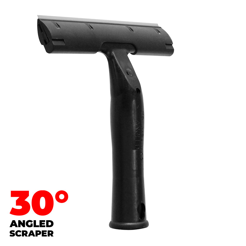 Triumph 6 Inch/15cm MK2 Angled Scraper - Heavy Duty Black Paint & Wallpaper Removal Tool for Home Renovation, DIY Projects and Construction Work
