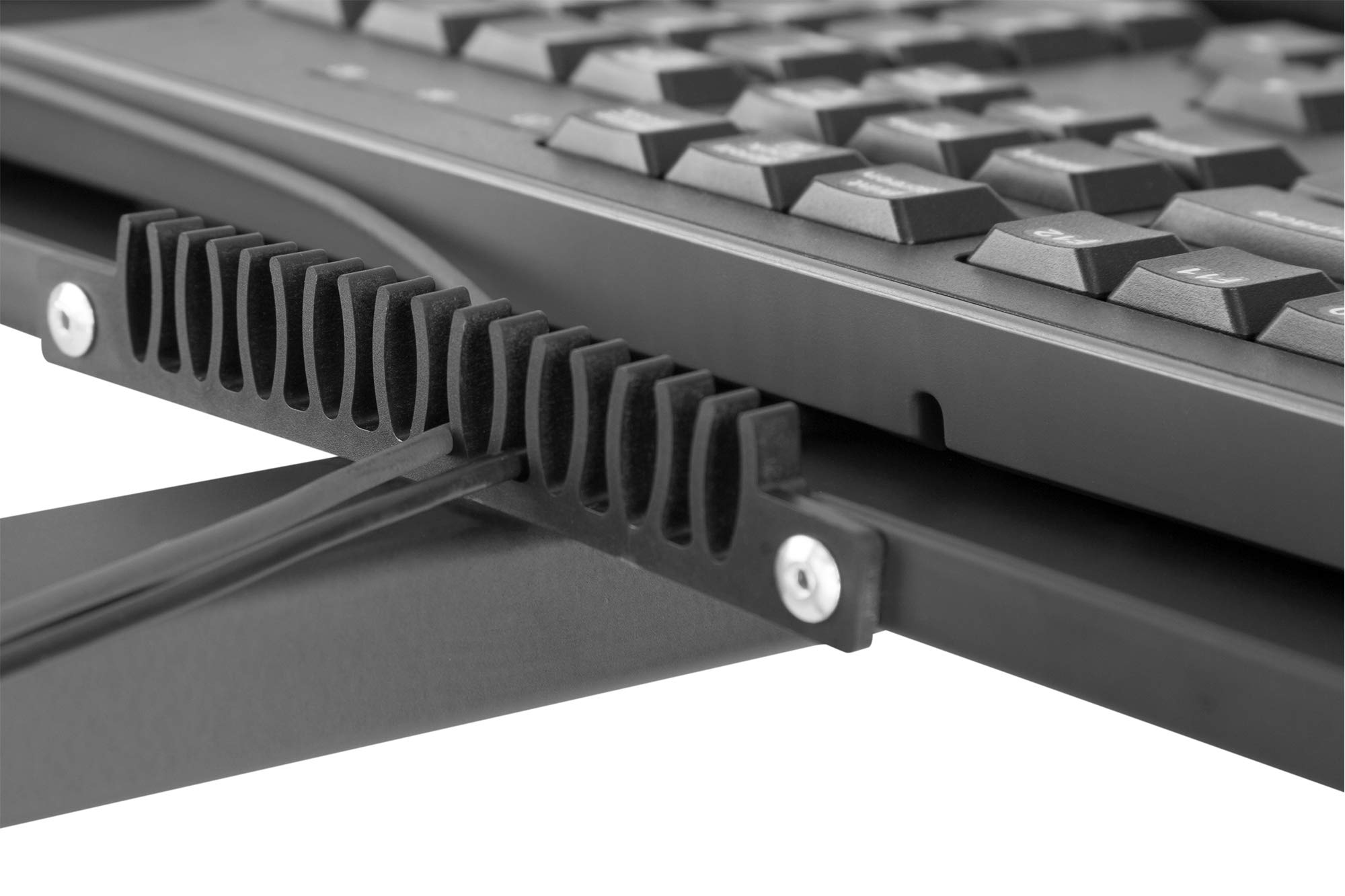 DIGITUS Adjustable Standing Workstation - Monitor & Keyboard Mount for 32