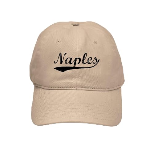 Khaki - Vintage Naples (Black) Cap