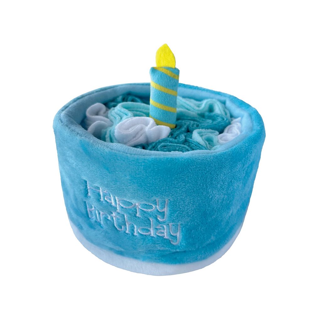 Interactive Hide & Seek Birthday Cake Dog Toy - Fun Puzzle Game for Dogs, Great for Training & Playtime at Home or Outdoors