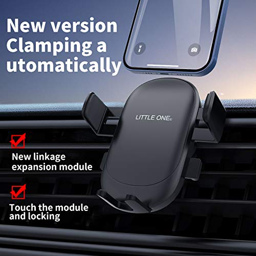Upgrade Car Air Vent Phone Holder - 360° Rotation Gravity Phone Mount for iPhone 13/12/11 Pro Max/XS/XR & Galaxy Note 20/S20/S10 - Zero Noise Car Phone Stand - Perfect for Hands-Free Navigation & Safe Driving