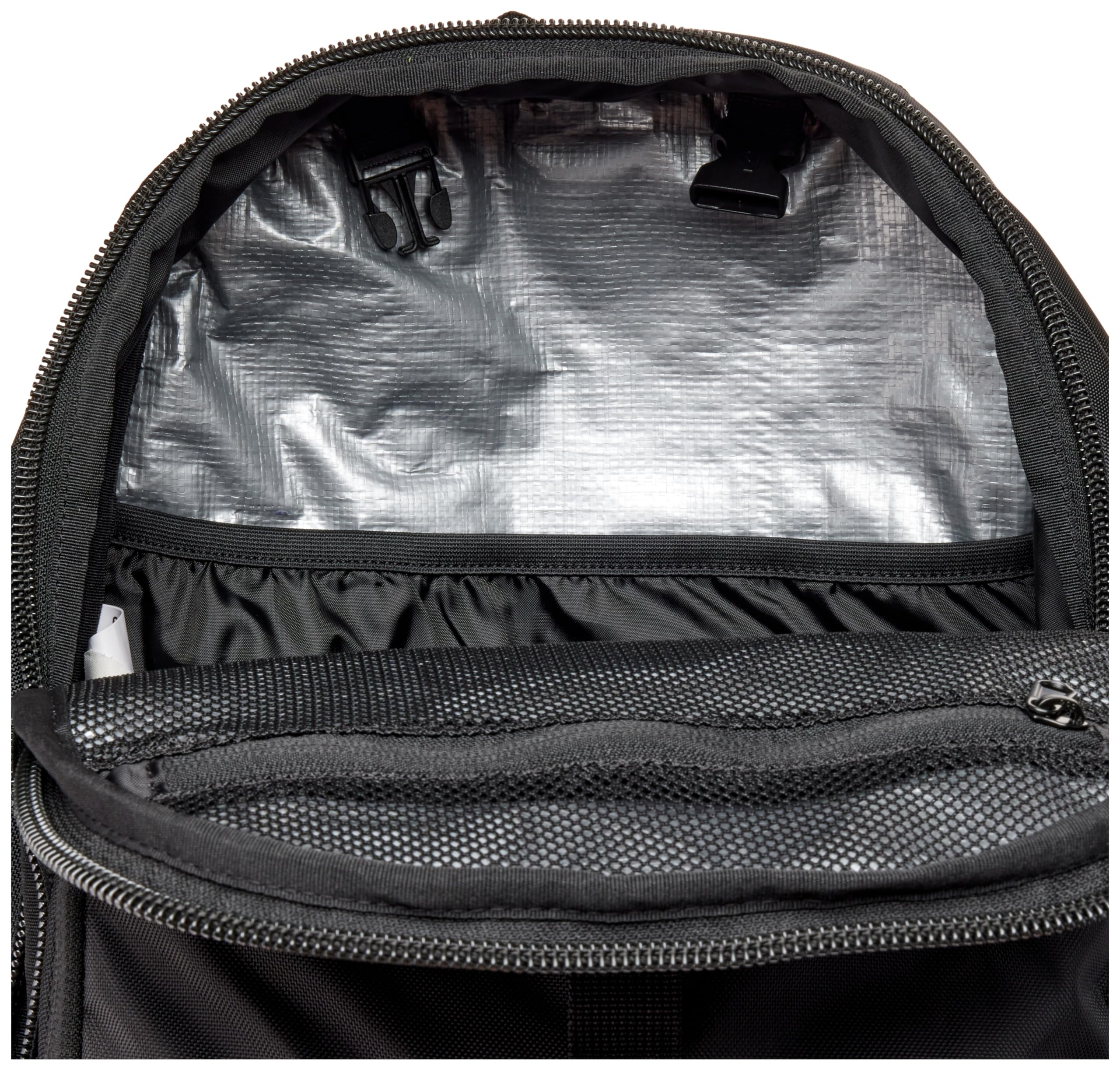 Quiksilver Men's Captains Quarters Backpack - Durable Black Daypack for School, Travel & Outdoor Adventures (One Size 241)