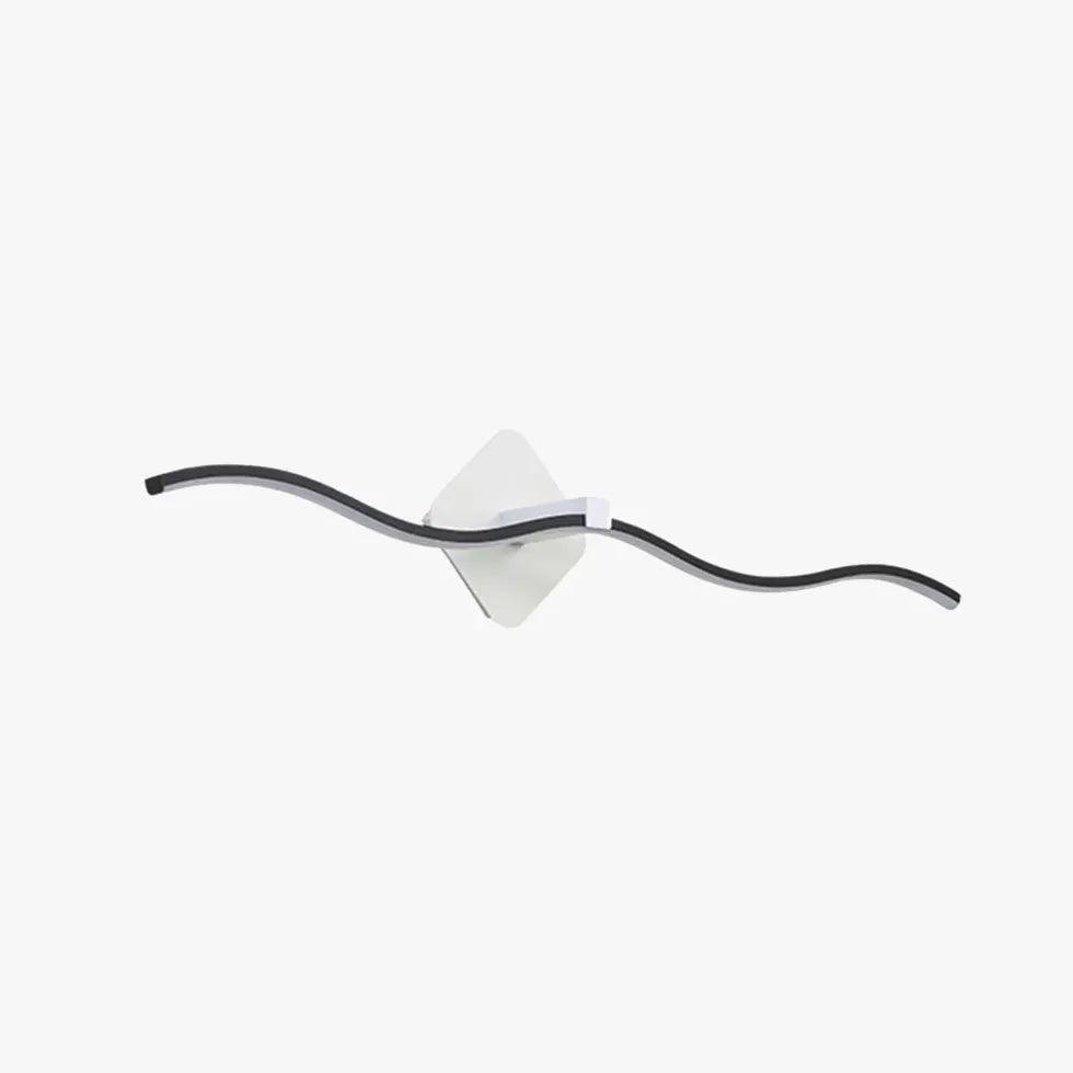 Wave Linear LED Bathroom Mirror Lights - Modern Vanity Lighting with Dimmable Touch Control, IP44 Waterproof for Bathroom, Bedroom & Makeup Area - Perfect for Shaving, Grooming & Decorative Ambiance
