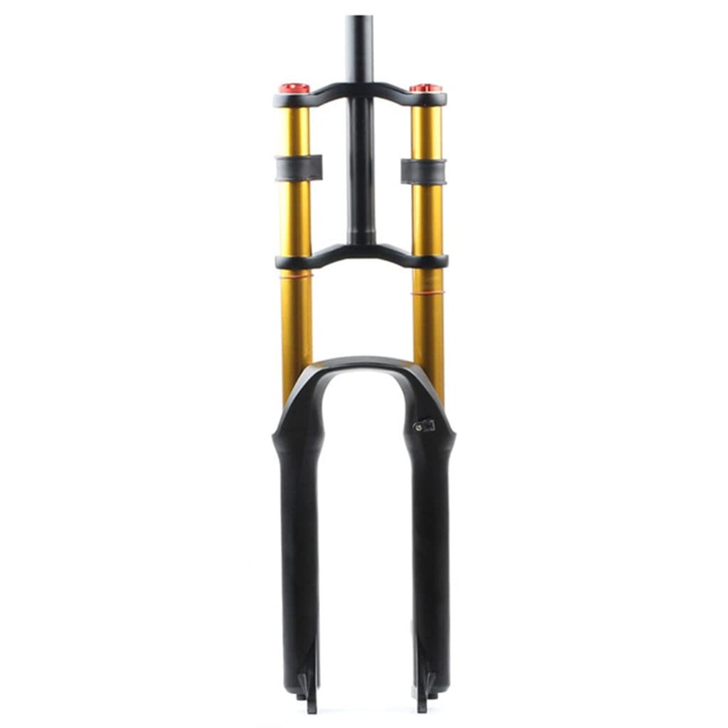QHY 26in Mountain Bike Air Suspension Fork - 130mm Travel, Aluminum Alloy Shock Absorber for DH/MTB (AIR Open) | Perfect for Trail Riding & Downhill Adventures