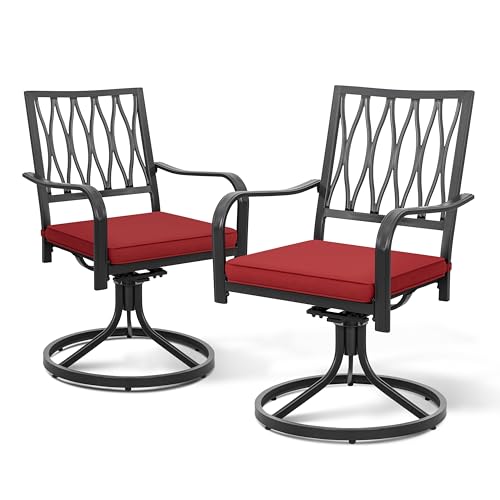 Black Chairs With Red Cushion