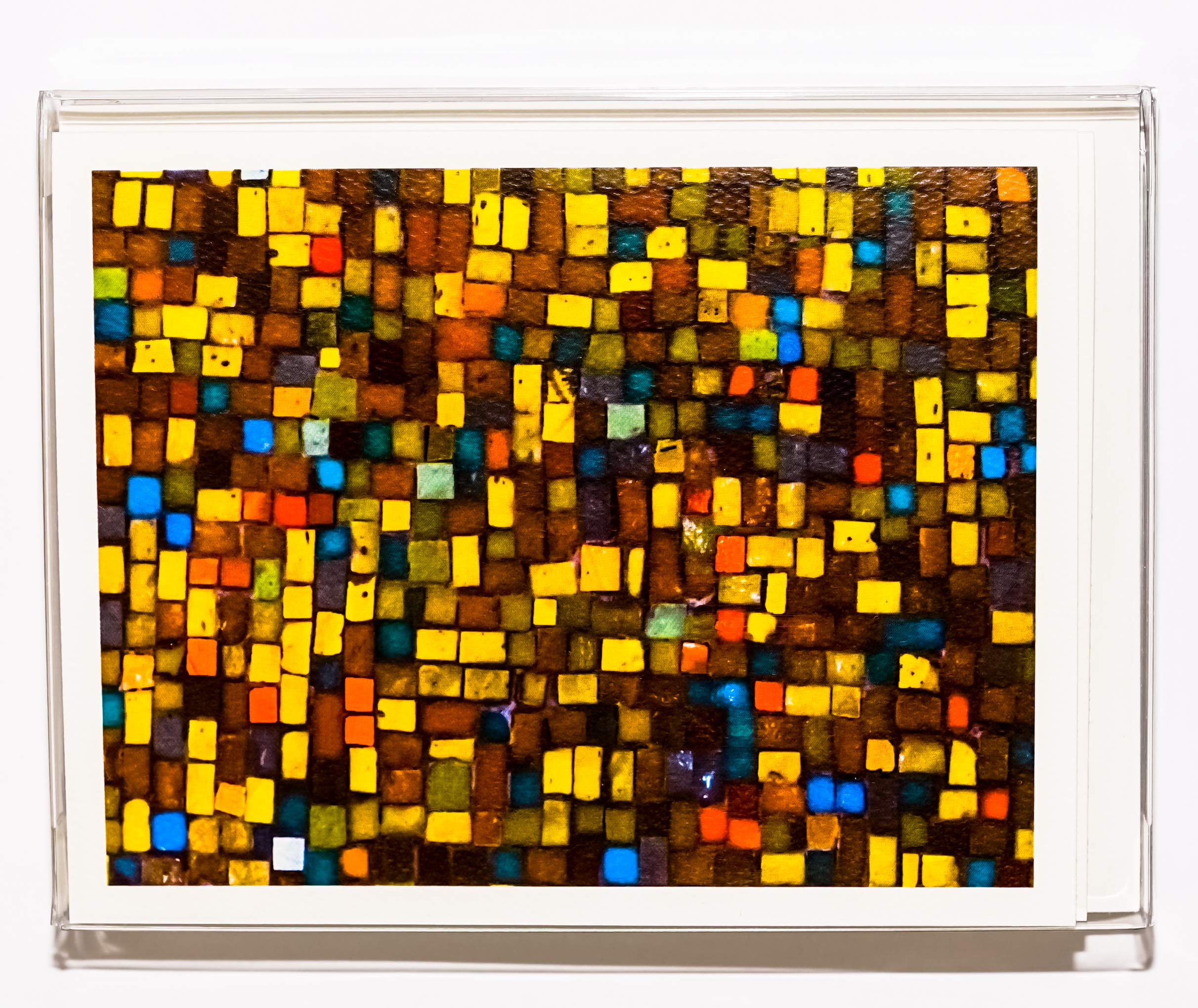 Stained Glass & Mosaic Tile Photography Note Cards - Boxed Set of 16 Blank Greeting Cards with 18 Envelopes (4.25