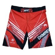 Authentic Khamzat Chimaev Signed Red UFC Fight Shorts - PSA Certified Collectible for MMA Fans and Memorabilia Enthusiasts | Perfect for Display, Gifts, and Sports Collections