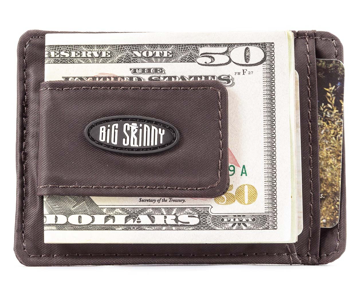 Big Skinny Men's Magnetic Money Clip Slim Wallet - Ultra Thin RFID Blocking Holds 12 Cards & Cash - Perfect for Travel, Business & Everyday Use