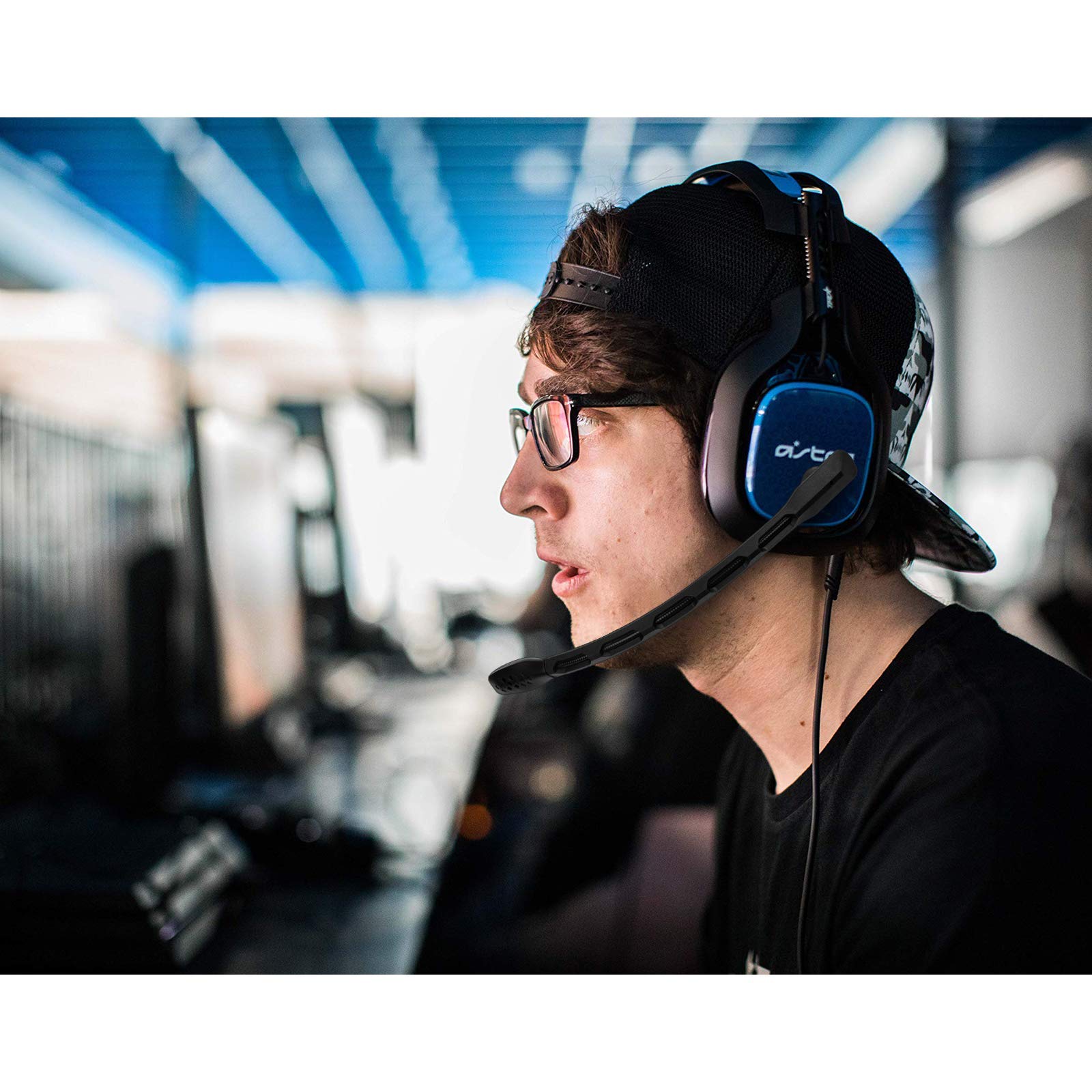 Weishan A40 Replacement Microphone for Astro A40/A40 TR Gaming Headset - Noise Cancelling 3.5mm Black - Compatible with PS5, PS4, Xbox One, PC, Mac & Smartphones - Perfect for Gaming, Streaming & Online Meetings