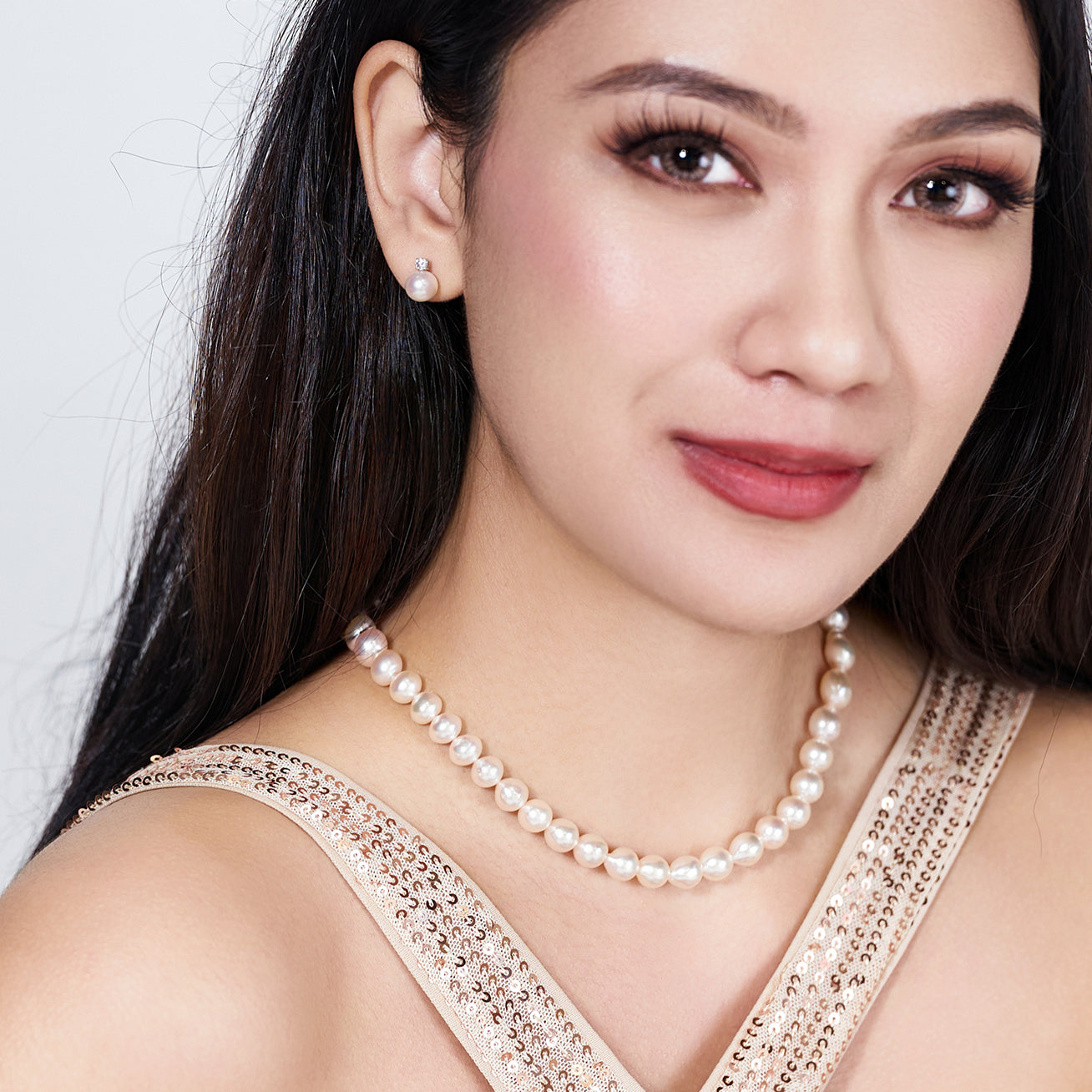 18K Gold Hanadama Akoya Pearl Earrings - AAA Quality Japanese Cultured Pearls for Women | Perfect for Weddings, Parties & Special Occasions