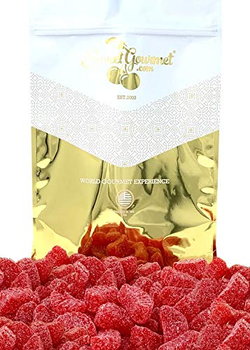 SweetGourmet Cherry Fruit Slices - Bulk Jelly Candy 4lbs | Delicious Soft Chewy Candies for Baking, Party Favors & Snacking