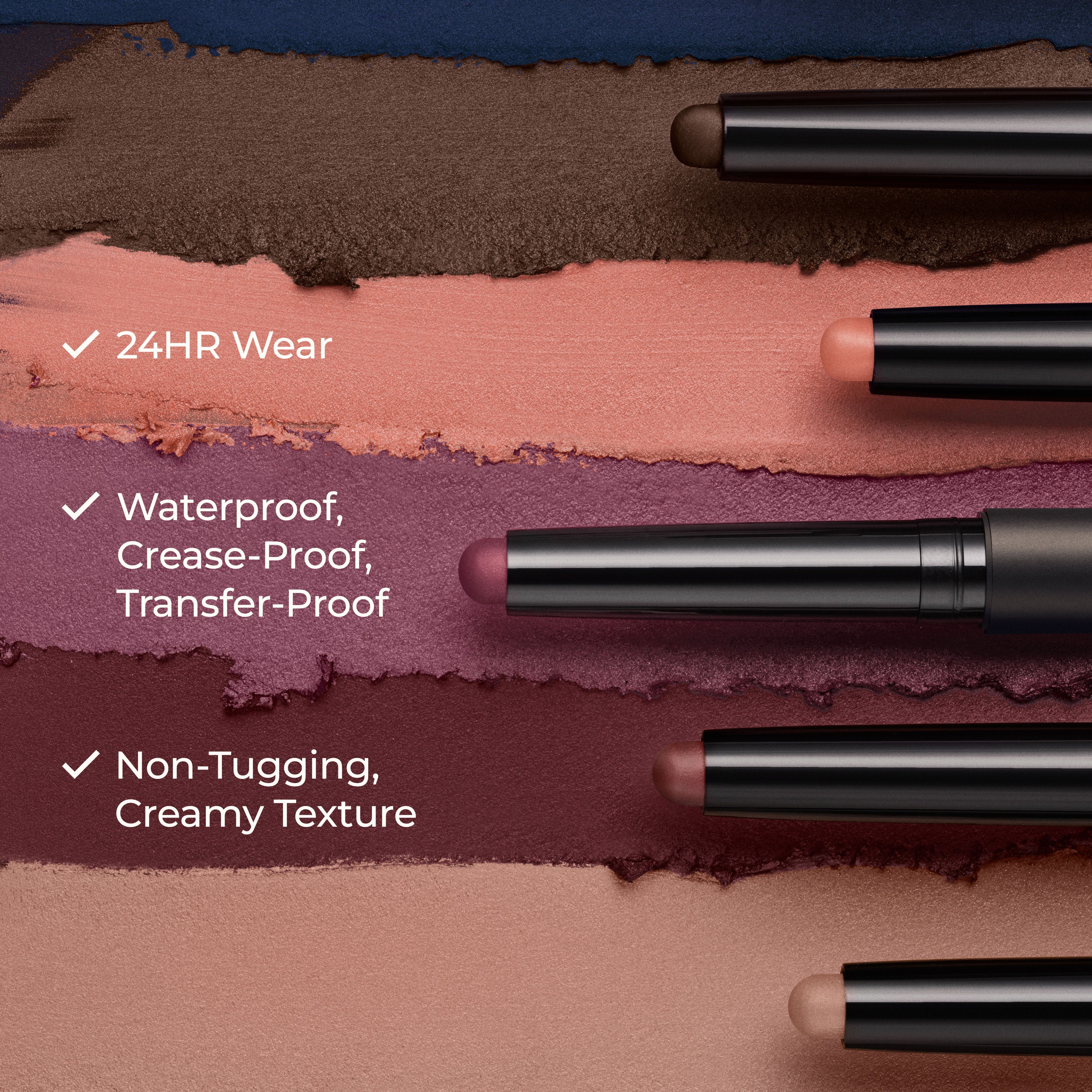 Long-Lasting Matte Caviar Stick Eyeshadow - Waterproof & Smudge-Proof for All-Day Wear - Perfect for Everyday Makeup, Party & Special Occasions