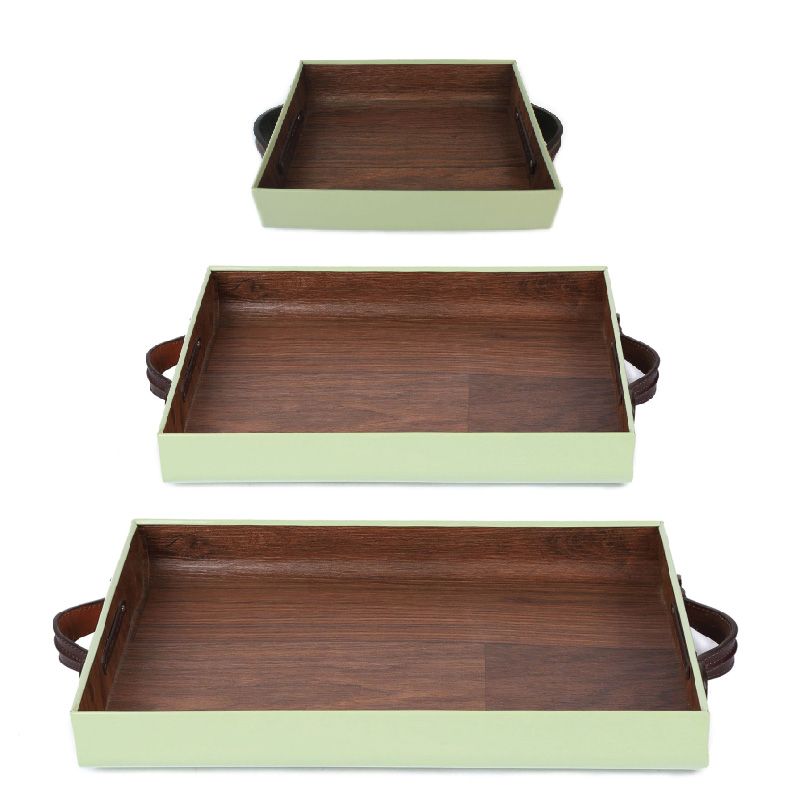 3-Piece F Tray Set - Durable & Stylish Serving Trays for Parties, Dining, and Home Decor